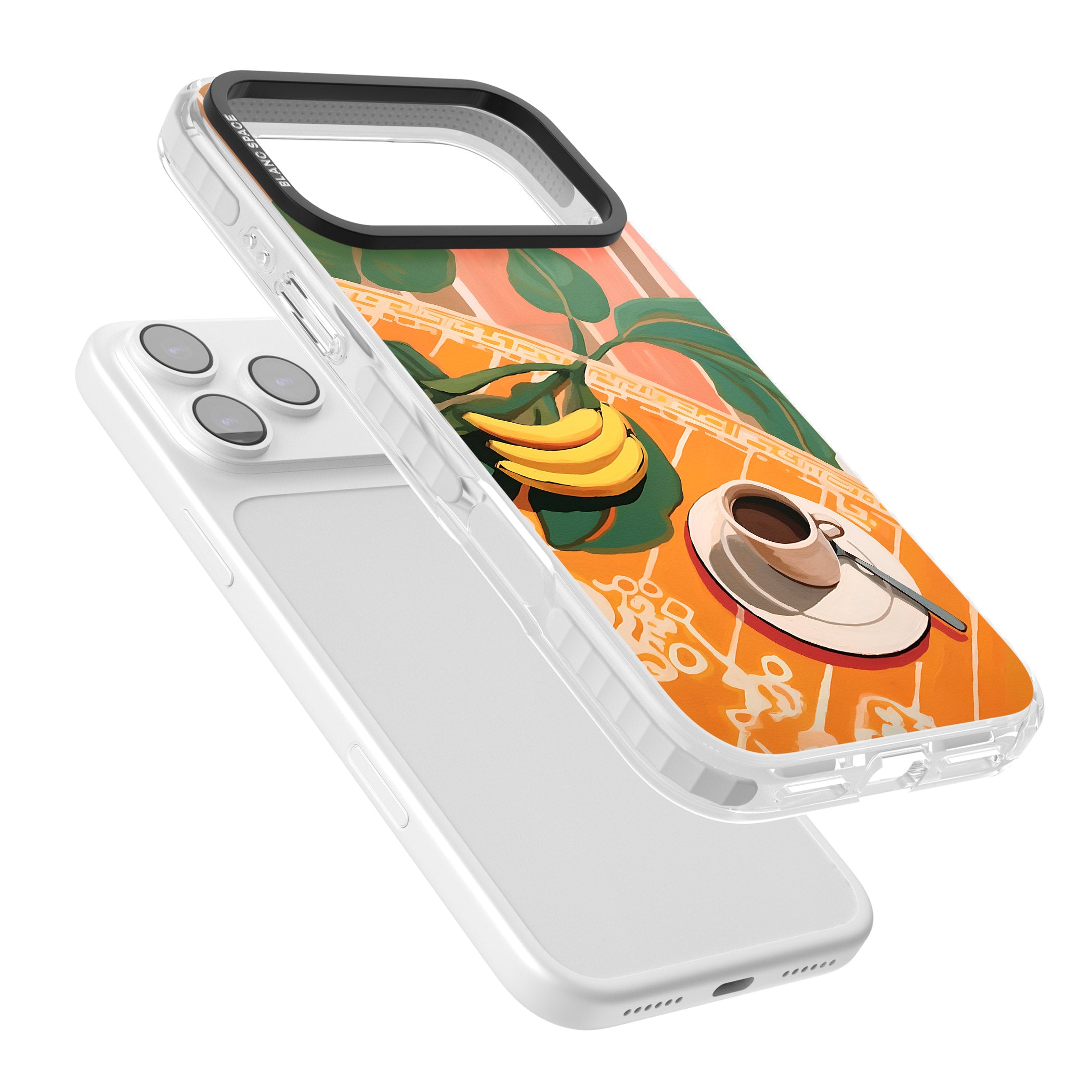 Mediterranean Breakfast iPhone 17 Pro Impact Clear Phone Case Colours