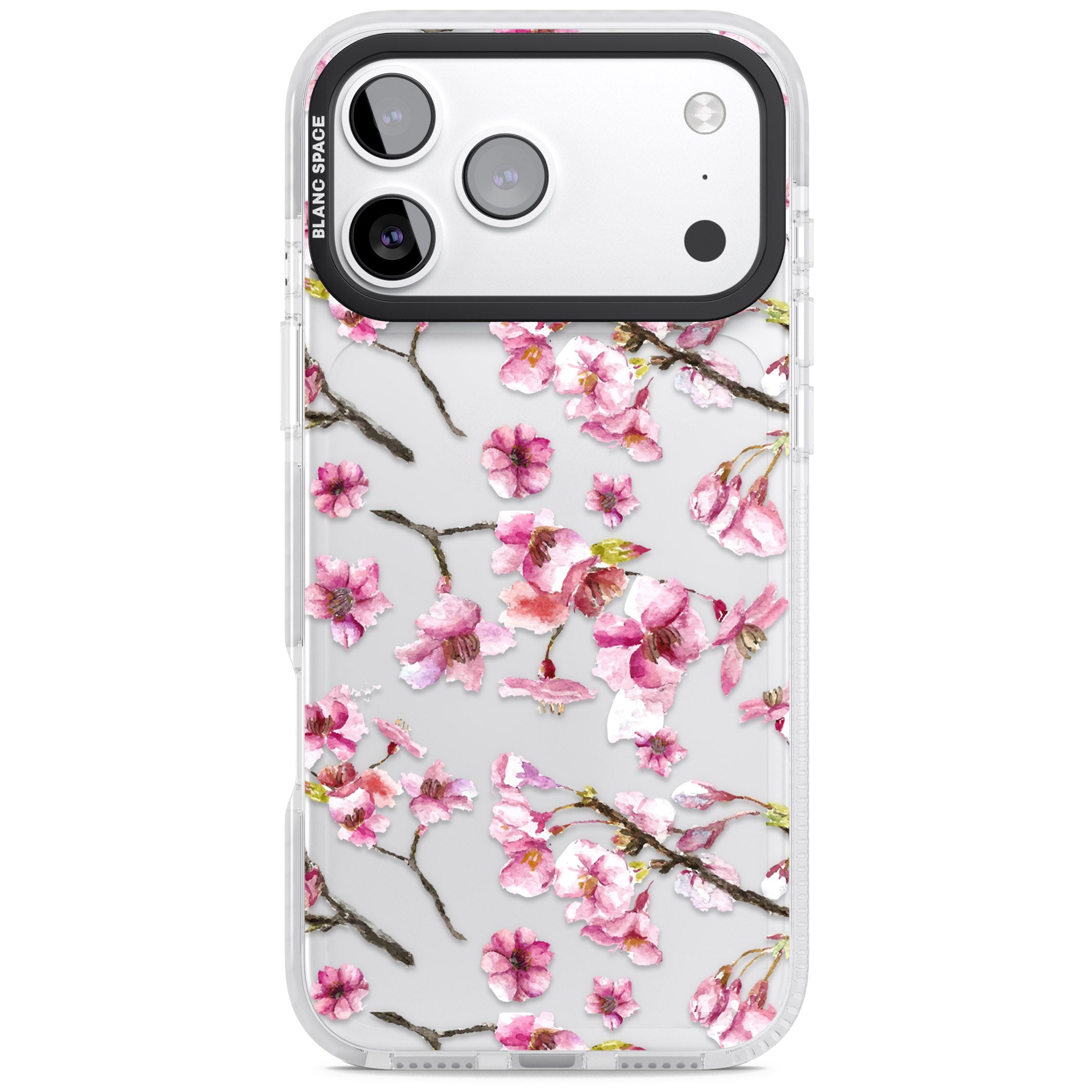 Sakura Bloom iPhone 17 Pro Max Impact Clear Phone Case