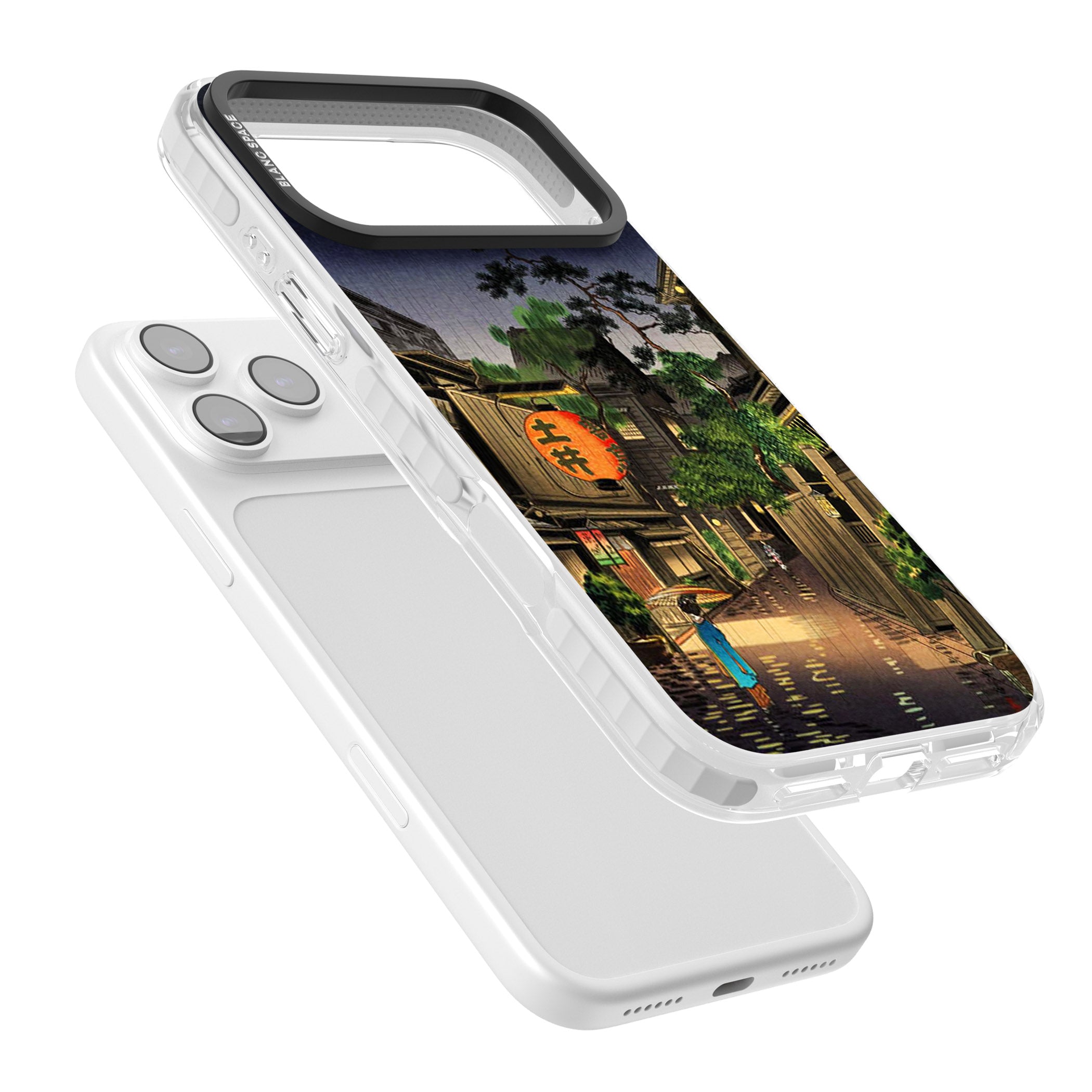 Evening In Ushigome iPhone 17 Pro Impact Clear Phone Case Colours