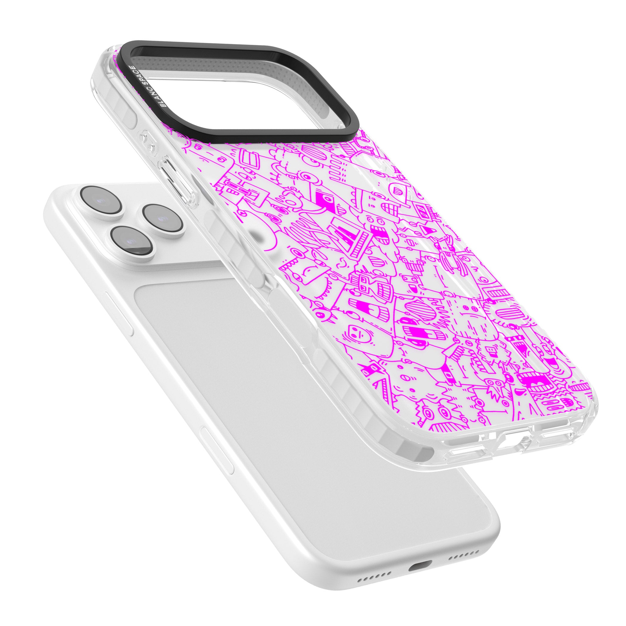 Pink Pals iPhone 17 Pro Max Impact Clear Phone Case Colours