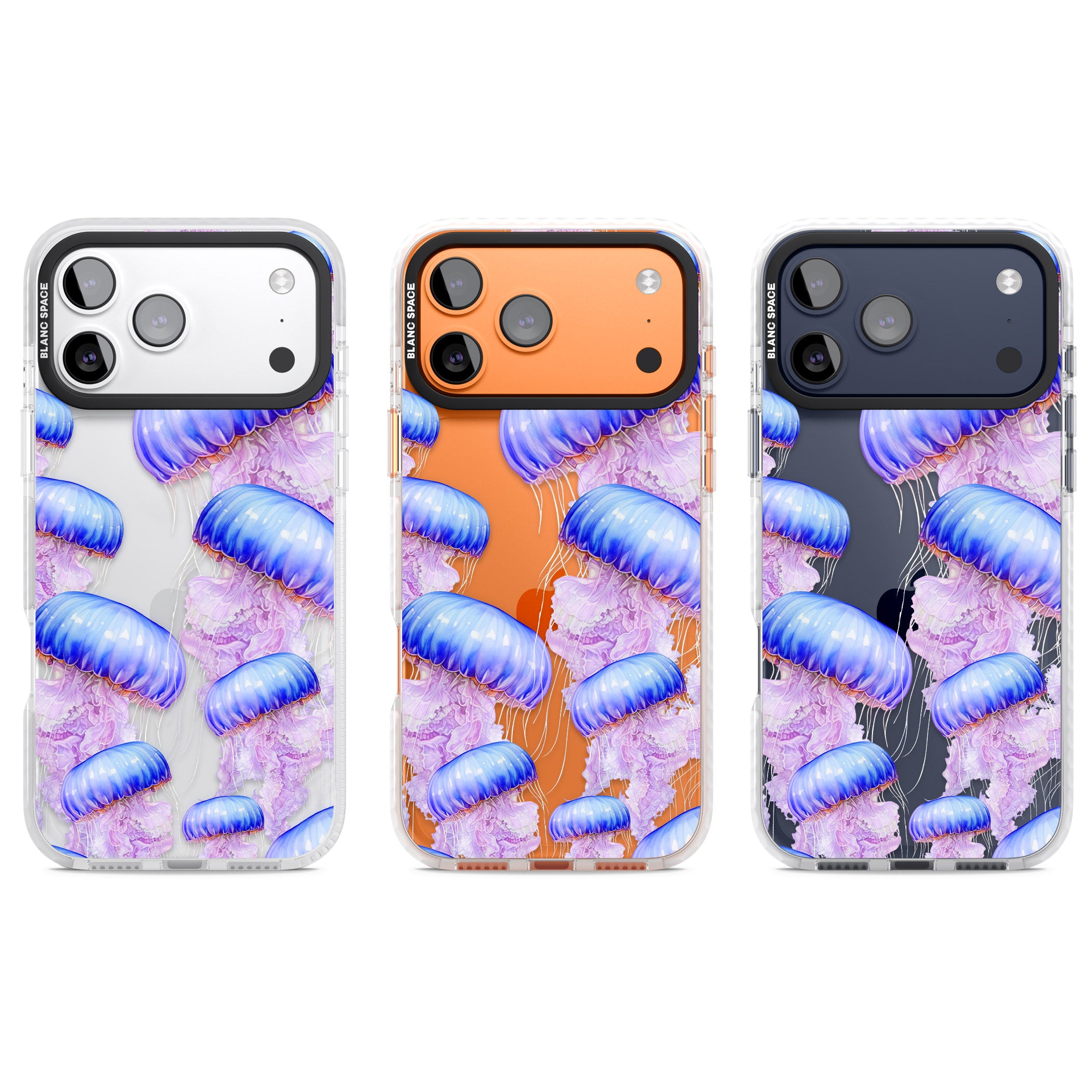 Jellyfish iPhone 17 Pro Impact Clear Phone Case APT Impact Protection