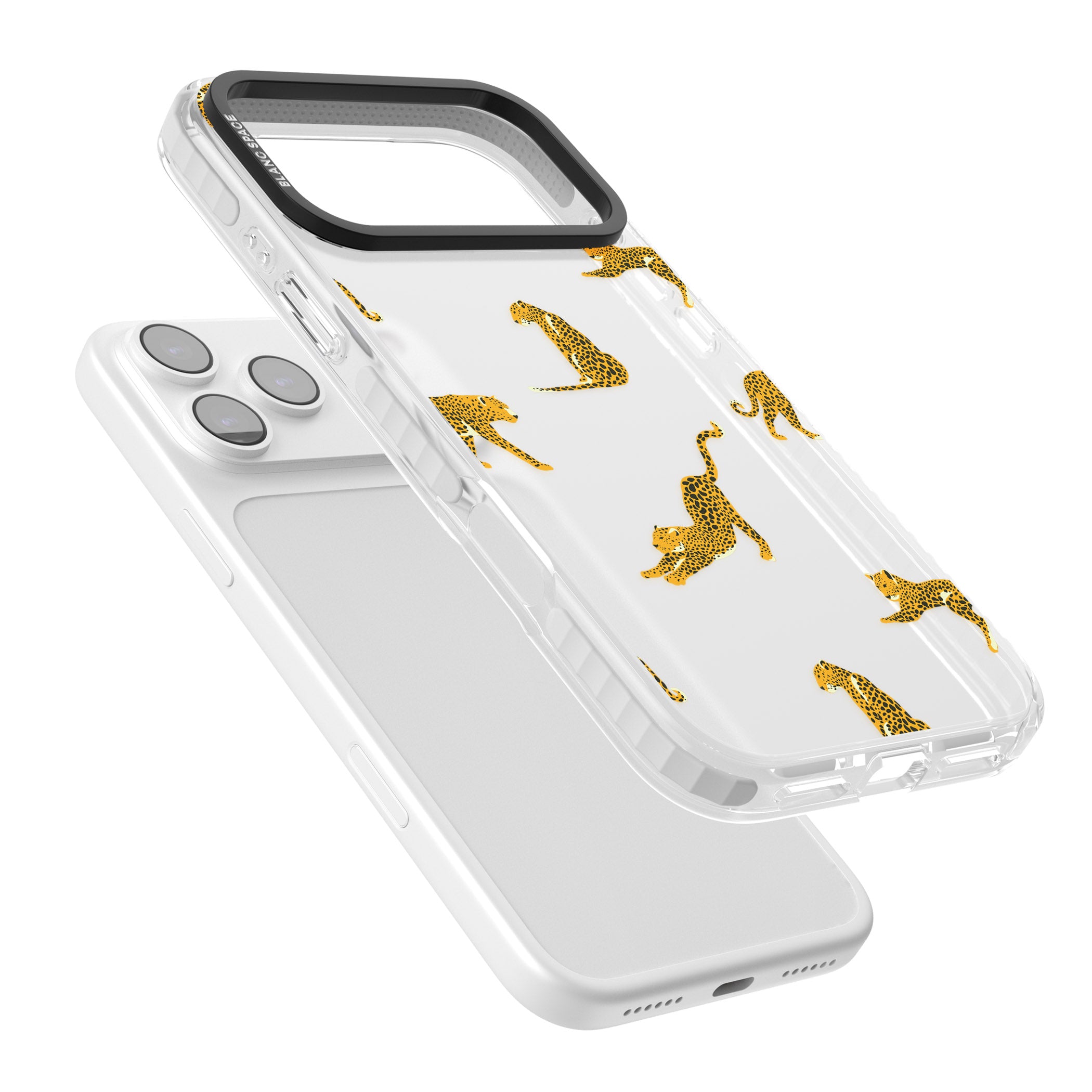 Leopard Spots iPhone 17 Pro Max Impact Clear Phone Case Colours