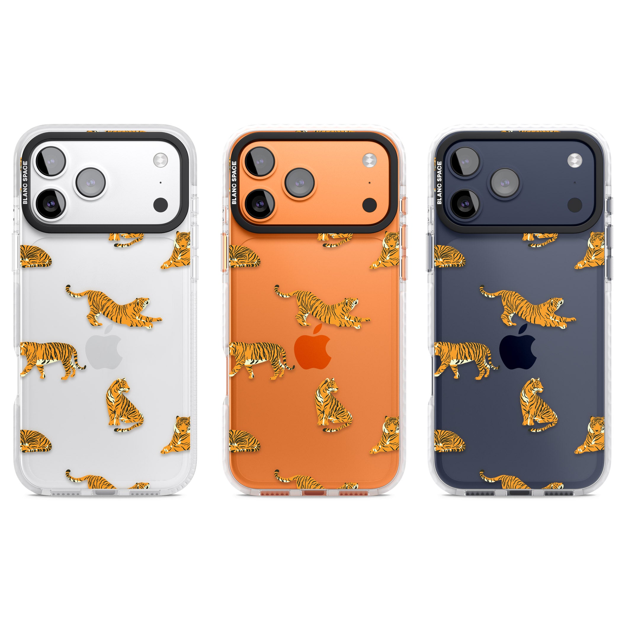 Clear Tiger Jungle iPhone 17 Pro Impact Clear Phone Case APT Impact Protection