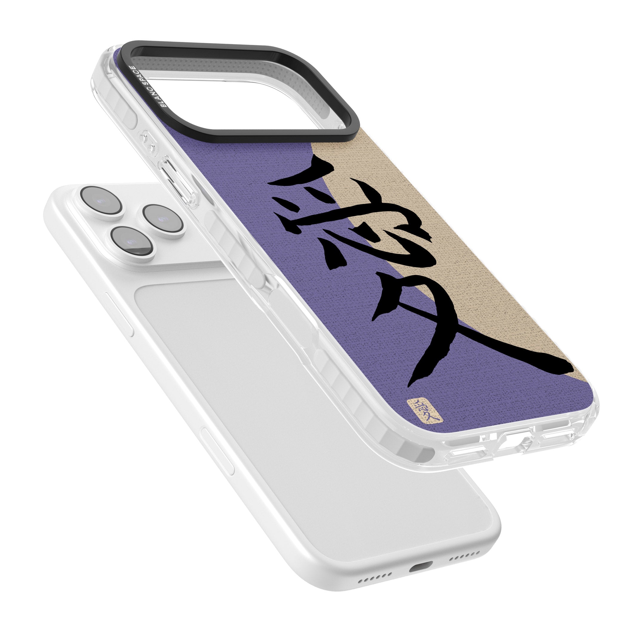 Vintage Japanese Kanji Love iPhone 17 Pro Impact Clear Phone Case Colours