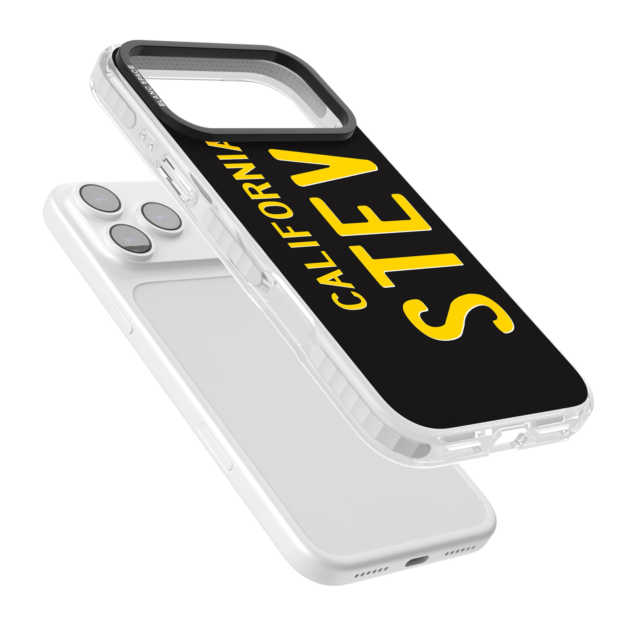 Personalised Vintage California License Plate iPhone 17 Pro Impact Clear Phone Case Colours