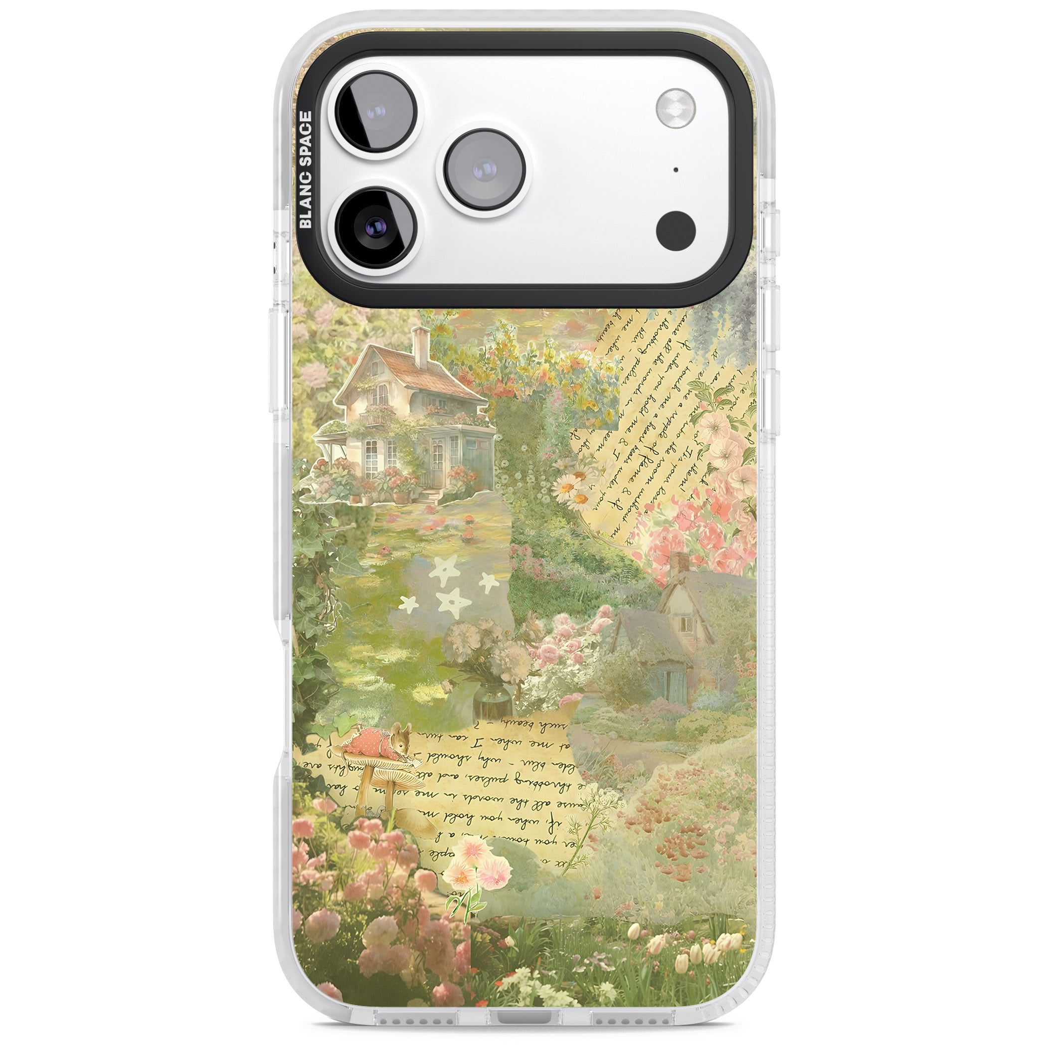 Soft Spring Collage iPhone 17 Pro Max Impact Pro Clear Phone Case