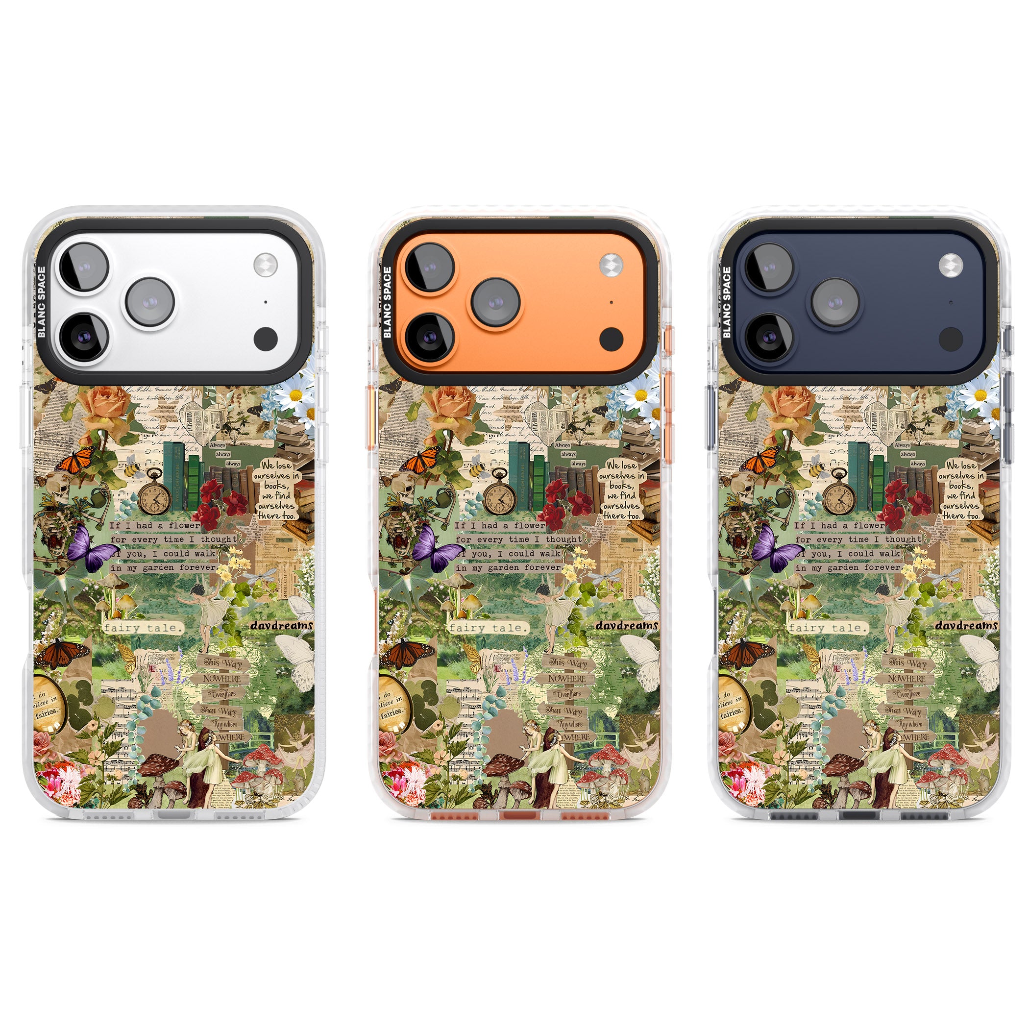 Enchanted Collage iPhone 17 Pro Impact Pro Clear Phone Case APT Impact Protection