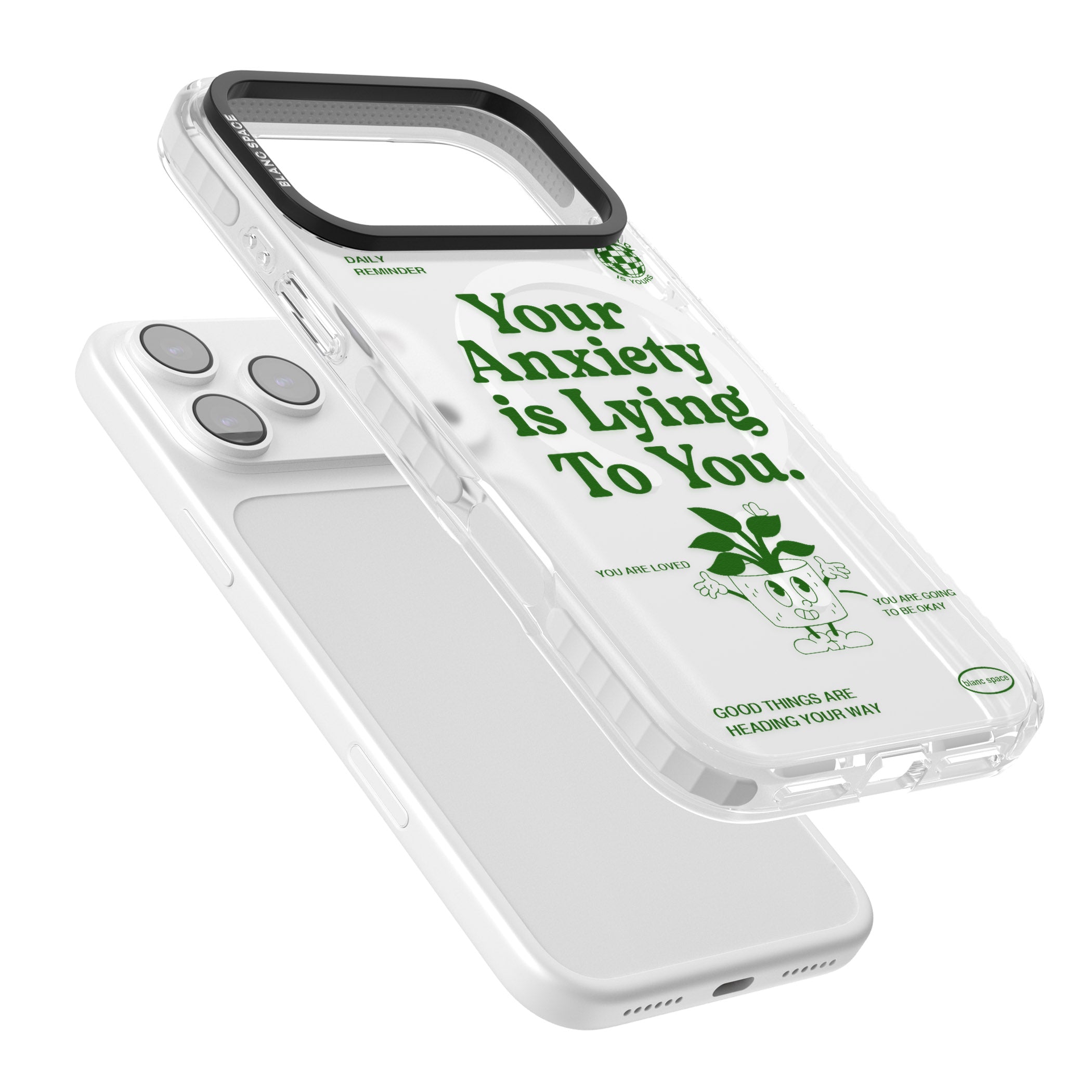 Your Anxiety Is Lying To You iPhone 17 Pro Max Impact Pro Clear Phone Case Colours