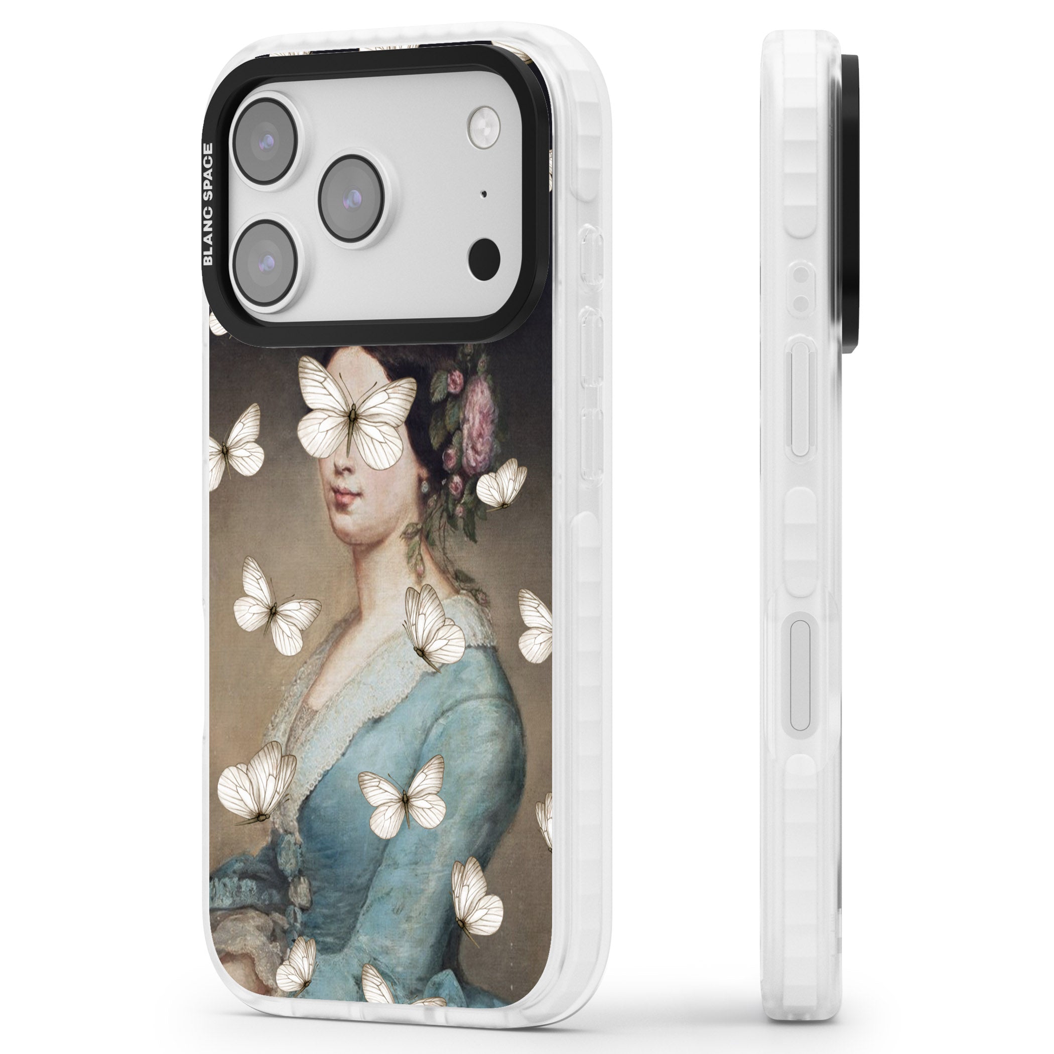Butterfly Beauty iPhone 17 Pro Max Impact Pro Clear Phone Case Side Profile