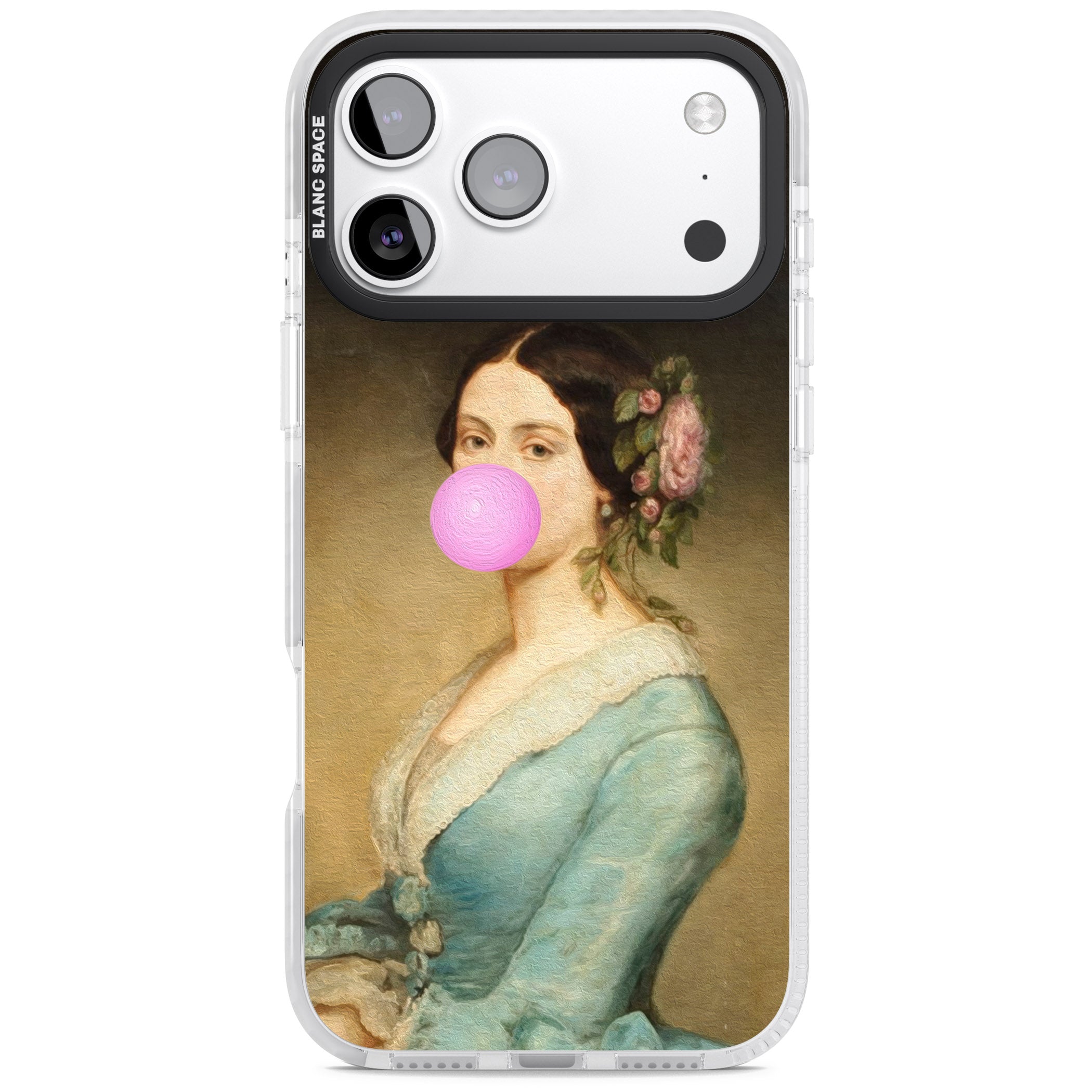 Bubblegum Renaissance iPhone 17 Pro Impact Pro Clear Phone Case