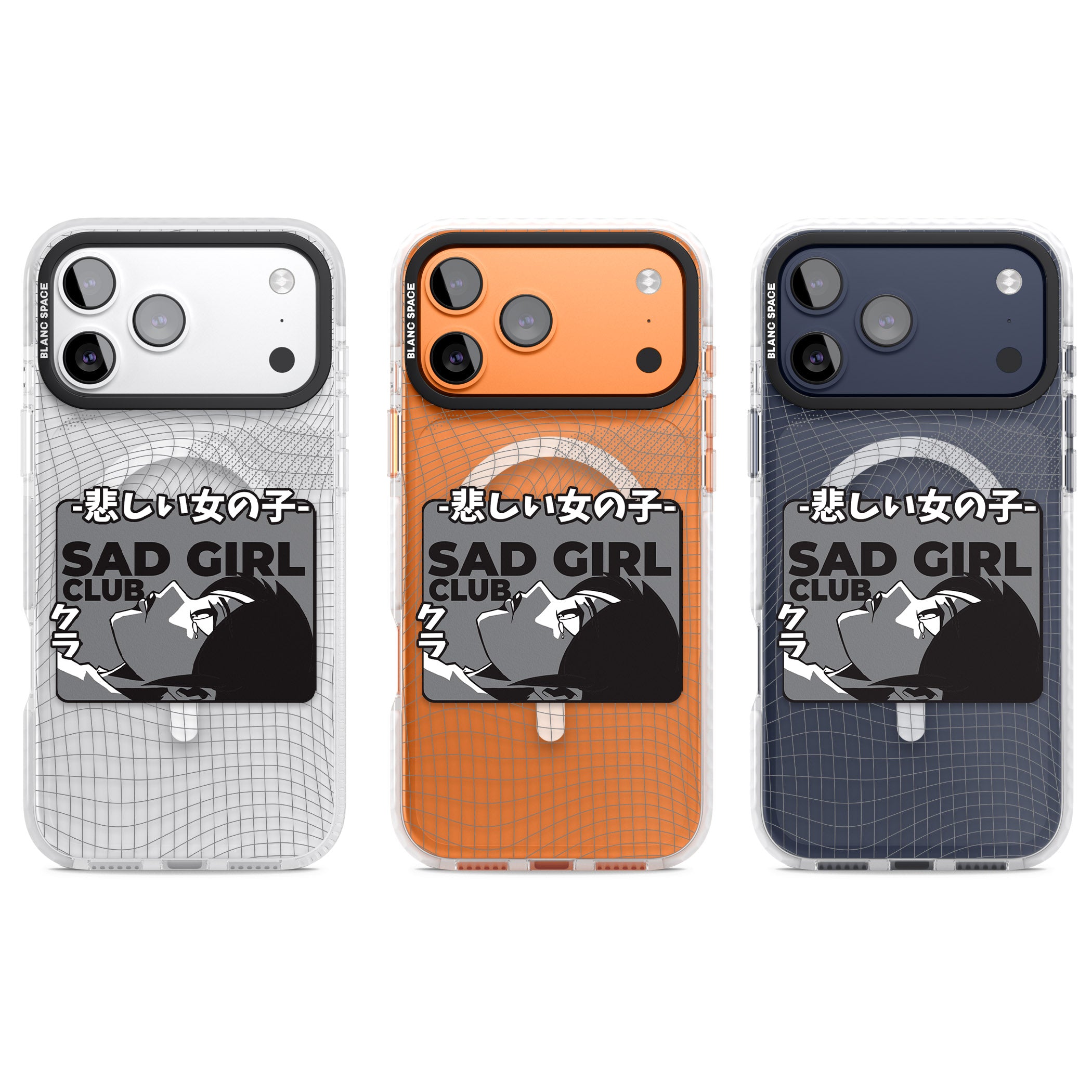 Sad Girl Club iPhone 17 Pro Impact Pro Clear Phone Case APT Impact Protection