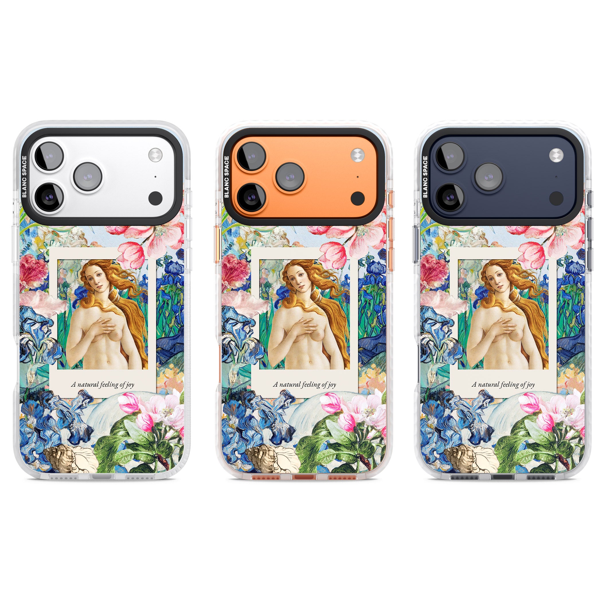 Botticelli Venus iPhone 17 Pro Impact Pro Clear Phone Case APT Impact Protection