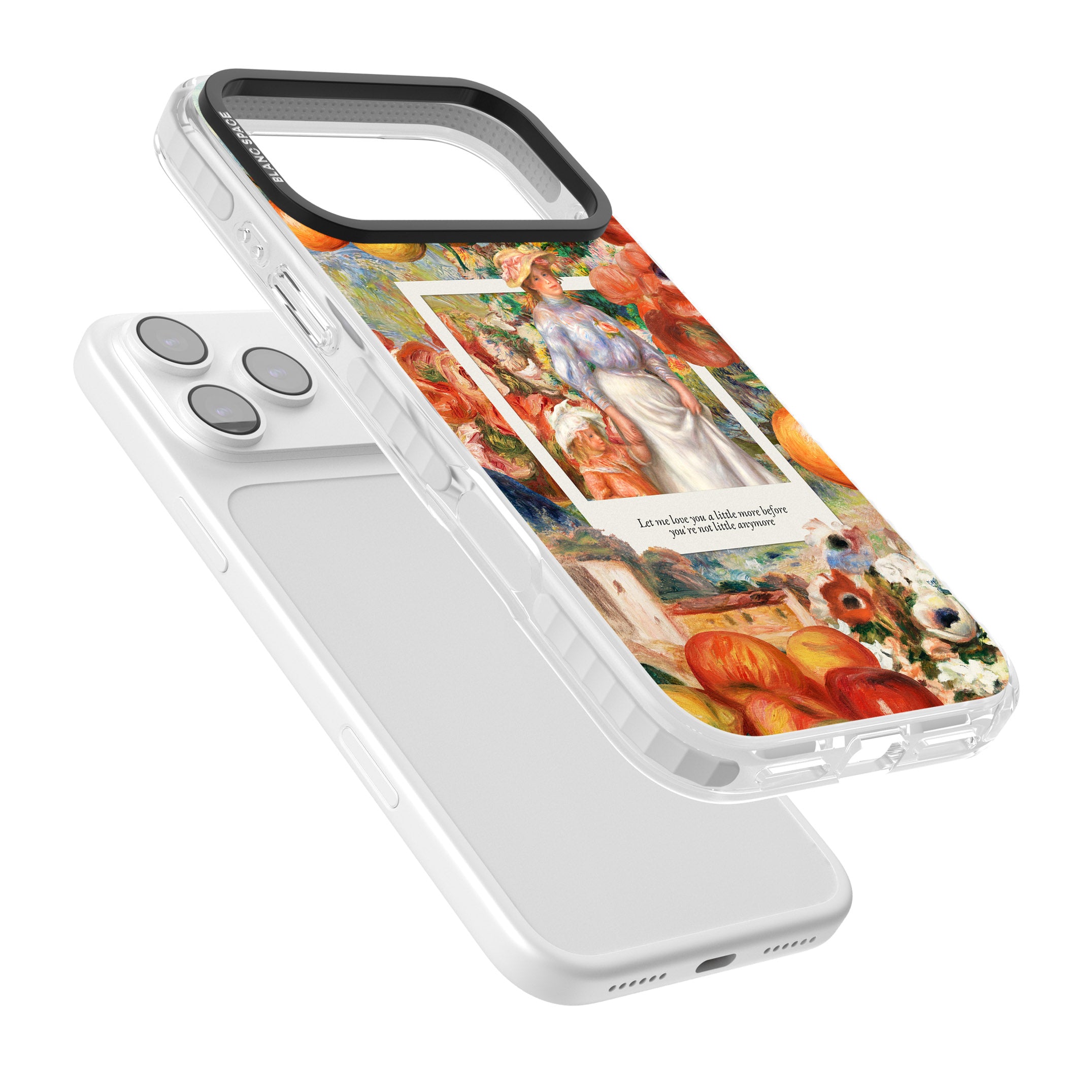 Renoir Mother & Child iPhone 17 Pro Impact Pro Clear Phone Case Colours