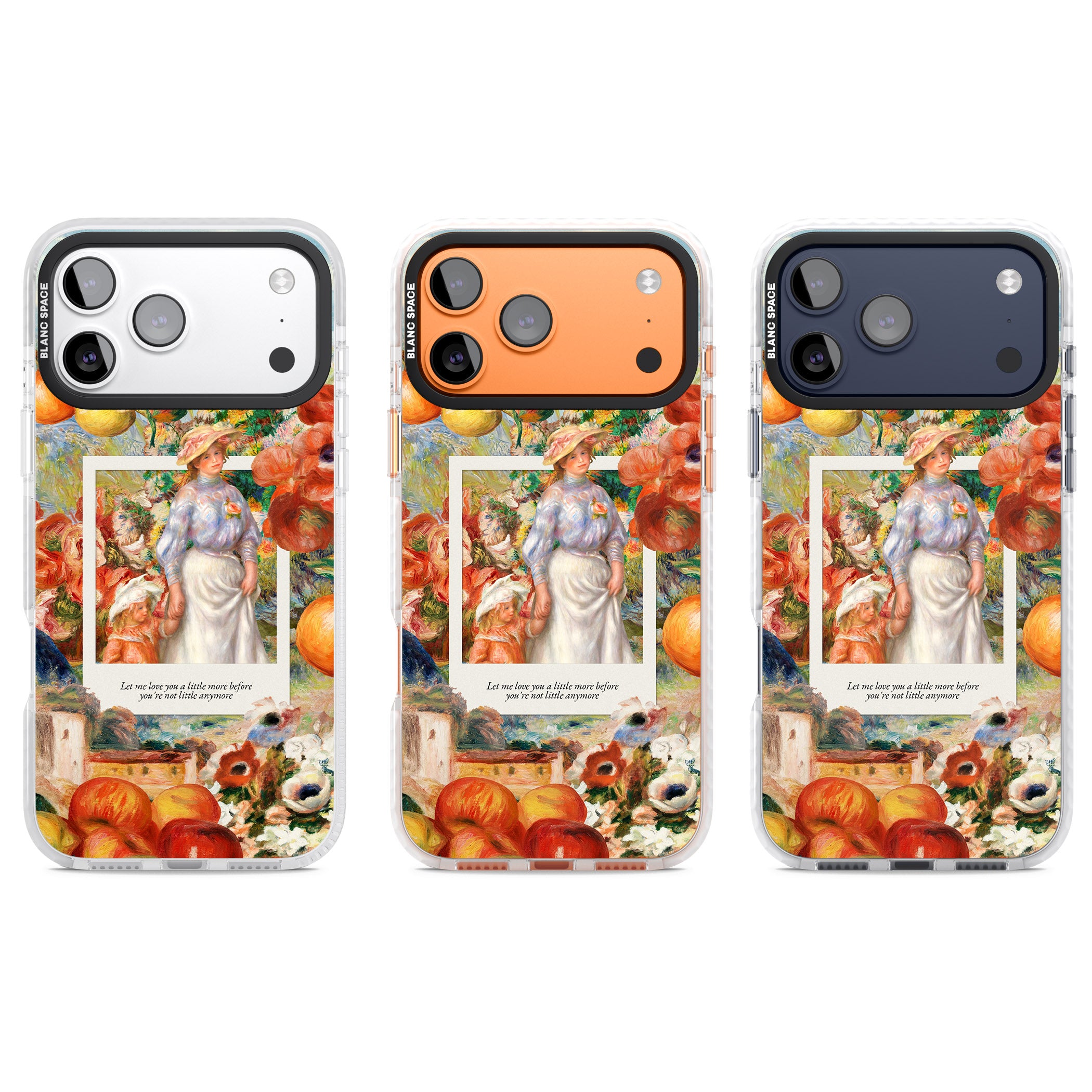 Renoir Mother & Child iPhone 17 Pro Impact Pro Clear Phone Case APT Impact Protection