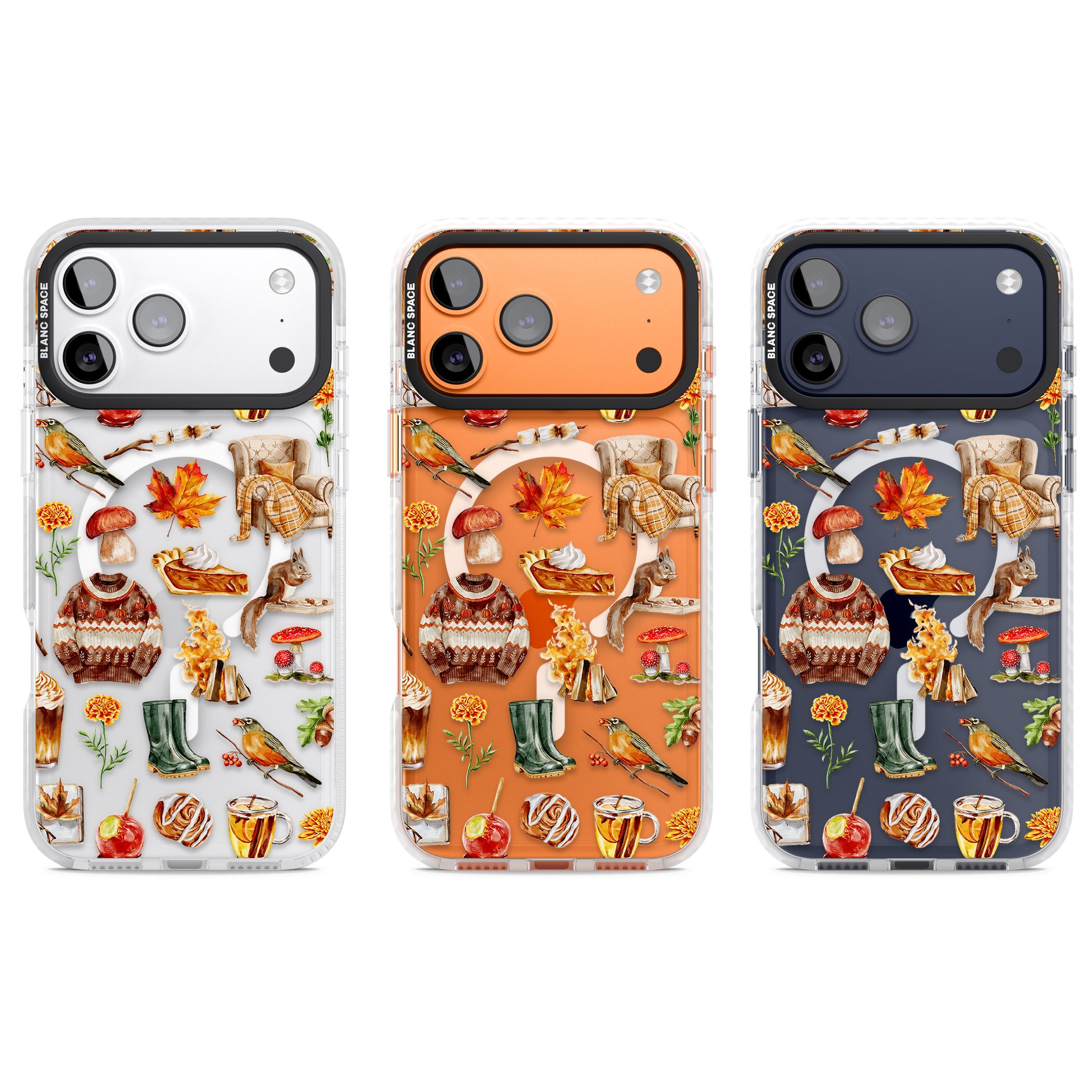Cozy Autumn Aesthetic iPhone 17 Pro Impact Pro Clear Phone Case APT Impact Protection