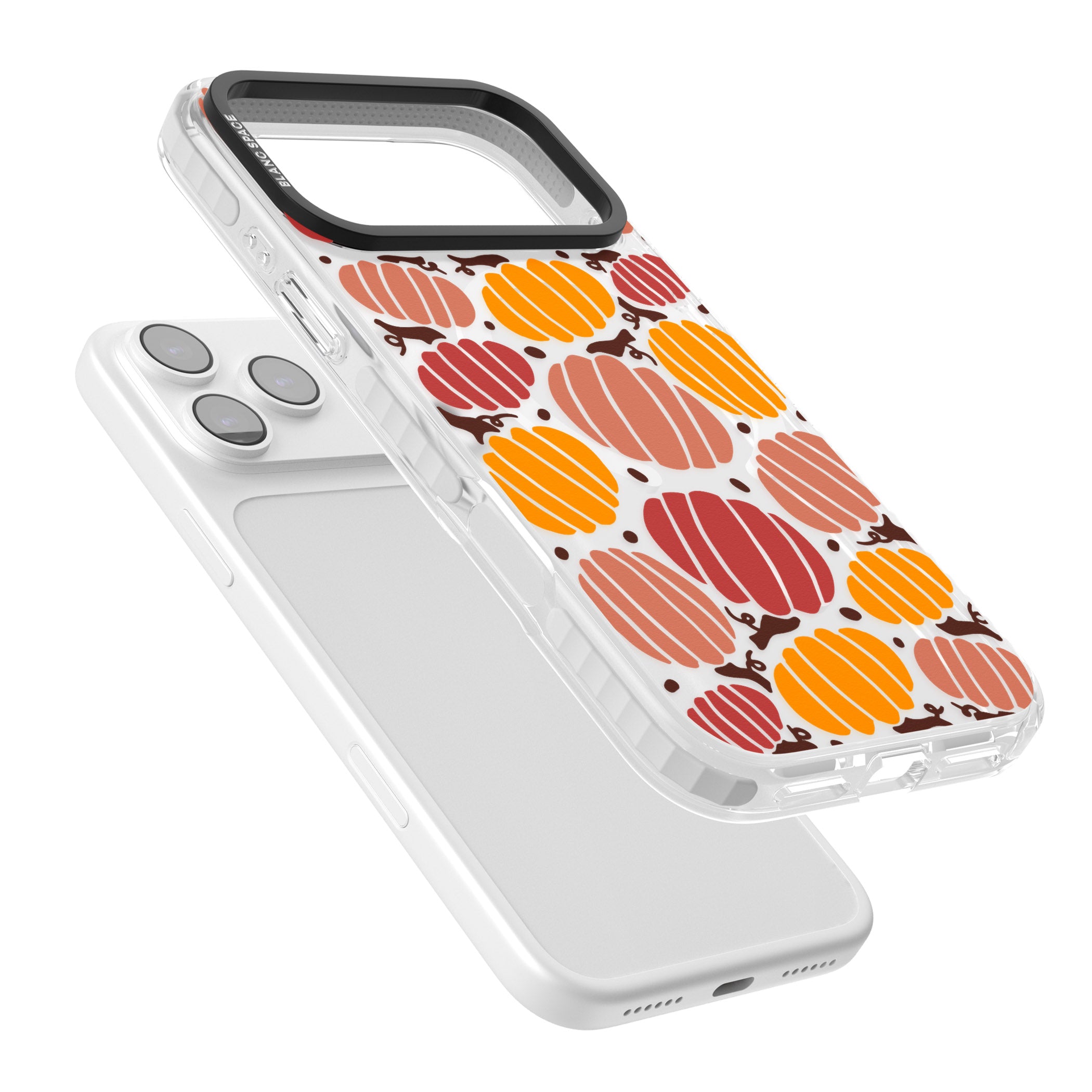 Autumn Pumpkin Patch iPhone 17 Pro Max Impact Pro Clear Phone Case Colours