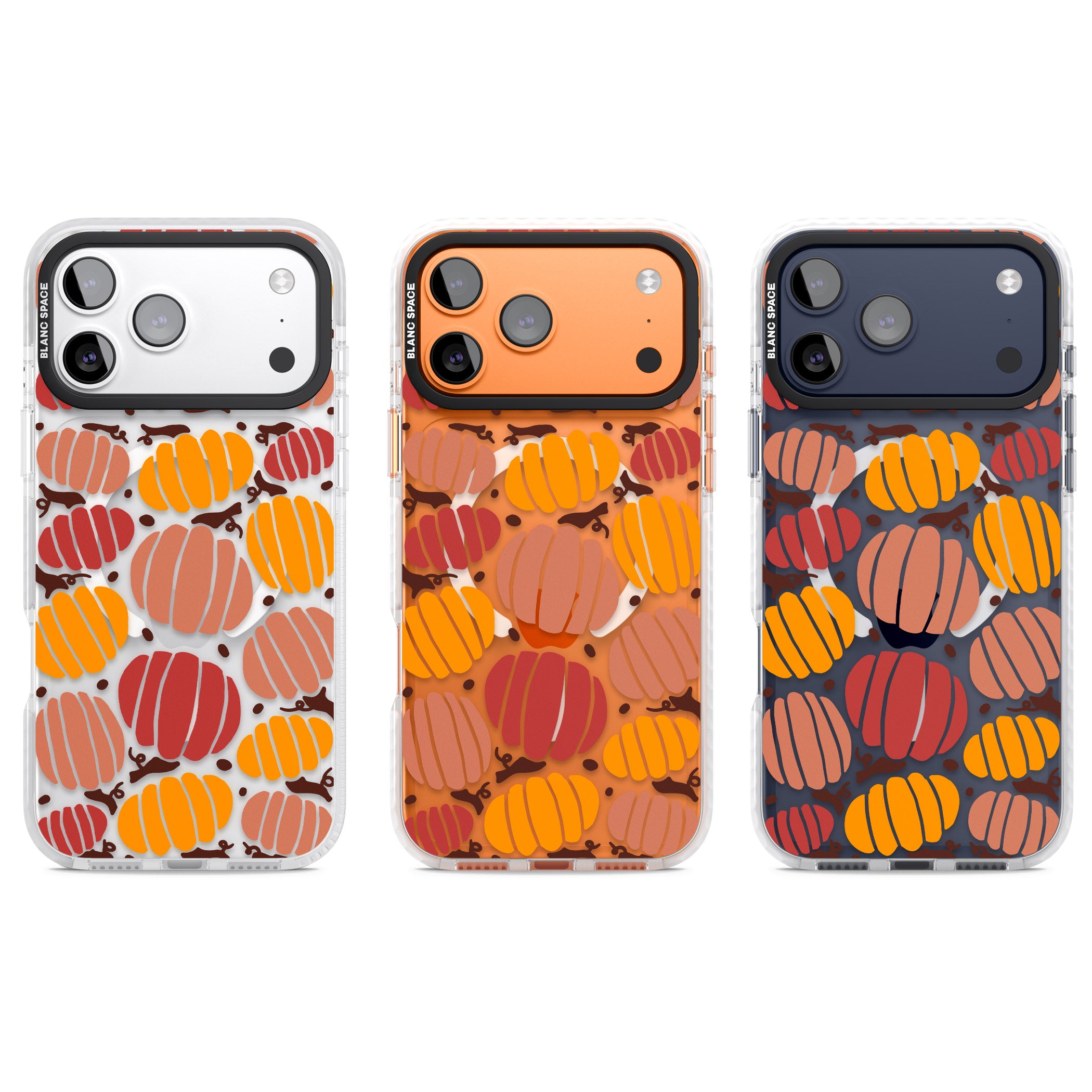 Autumn Pumpkin Patch iPhone 17 Pro Impact Pro Clear Phone Case APT Impact Protection