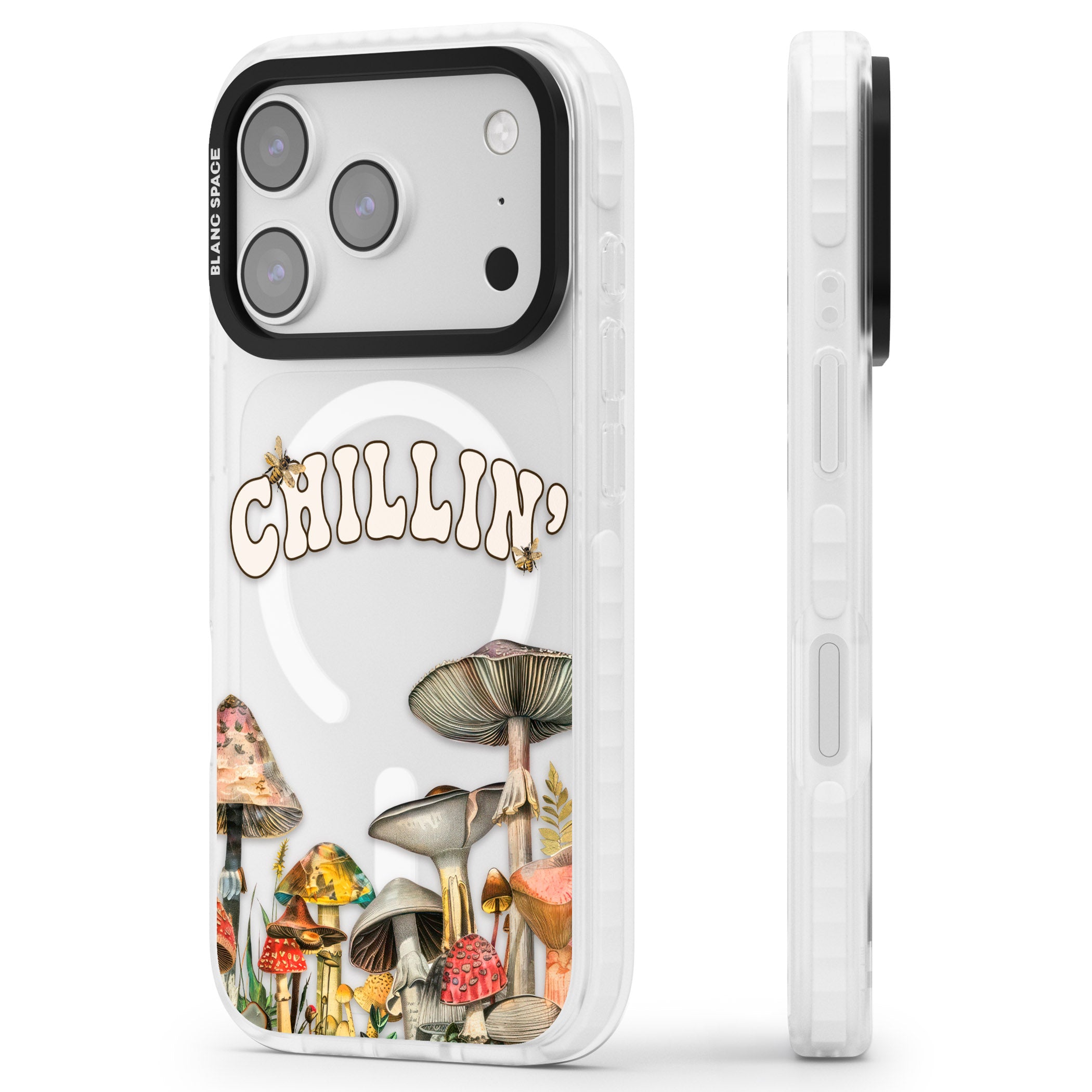 Chillin iPhone 17 Pro Max Impact Pro Clear Phone Case Side Profile
