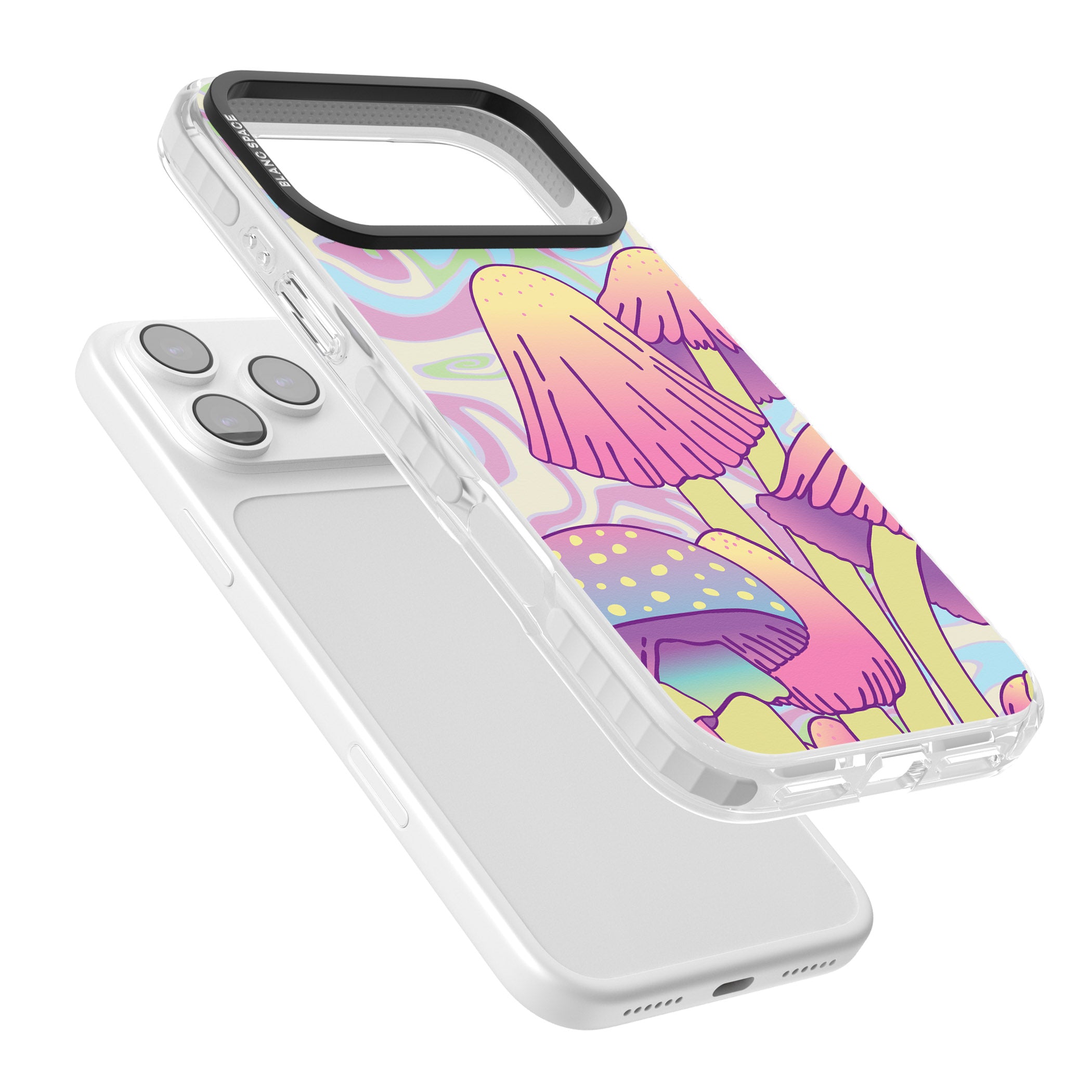 Shroomin' iPhone 17 Pro Impact Pro Clear Phone Case Colours