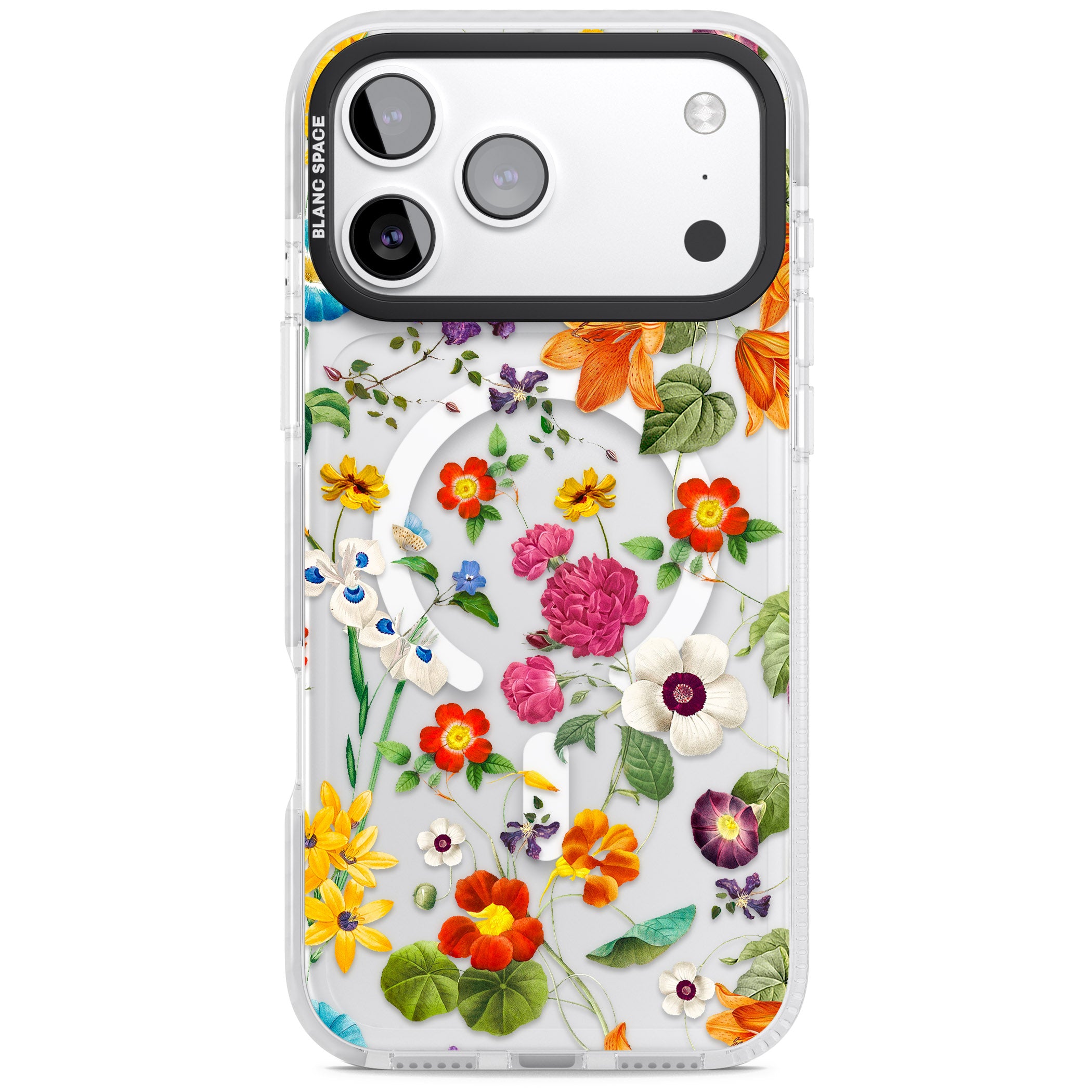 Whimsical Wildflowers iPhone 17 Pro Max Impact Pro Clear Phone Case