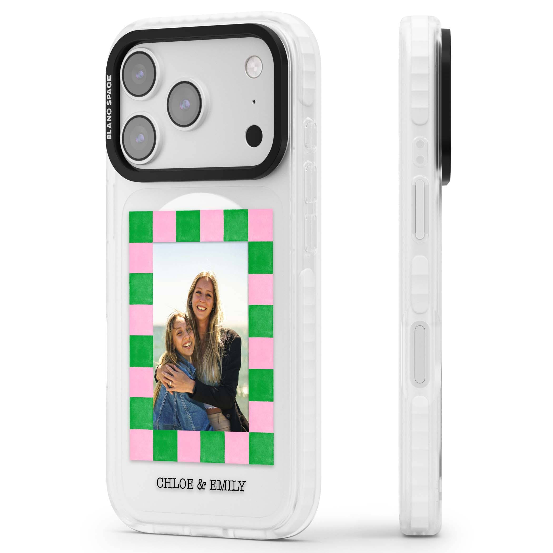 Riviera Check Photo cute iPhone case | Impact Magsafe case for iPhone 17 Pro, iPhone 17 Pro Max