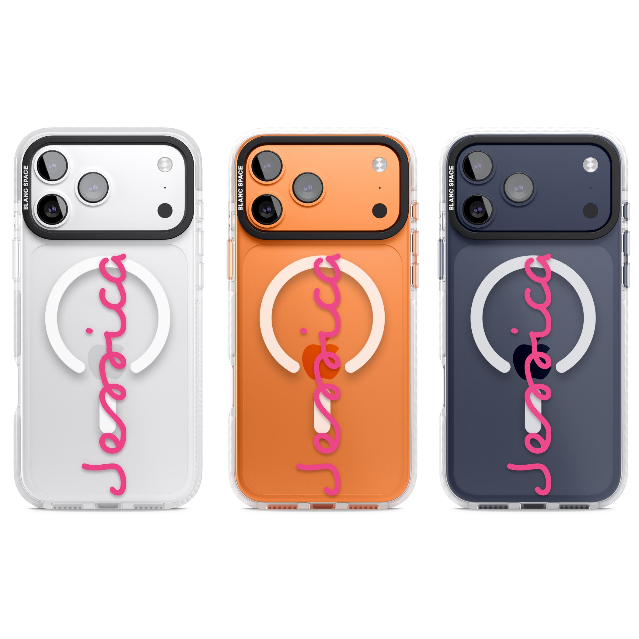 Personalised Summer Name iPhone 17 Pro Impact Pro Clear Phone Case APT Impact Protection