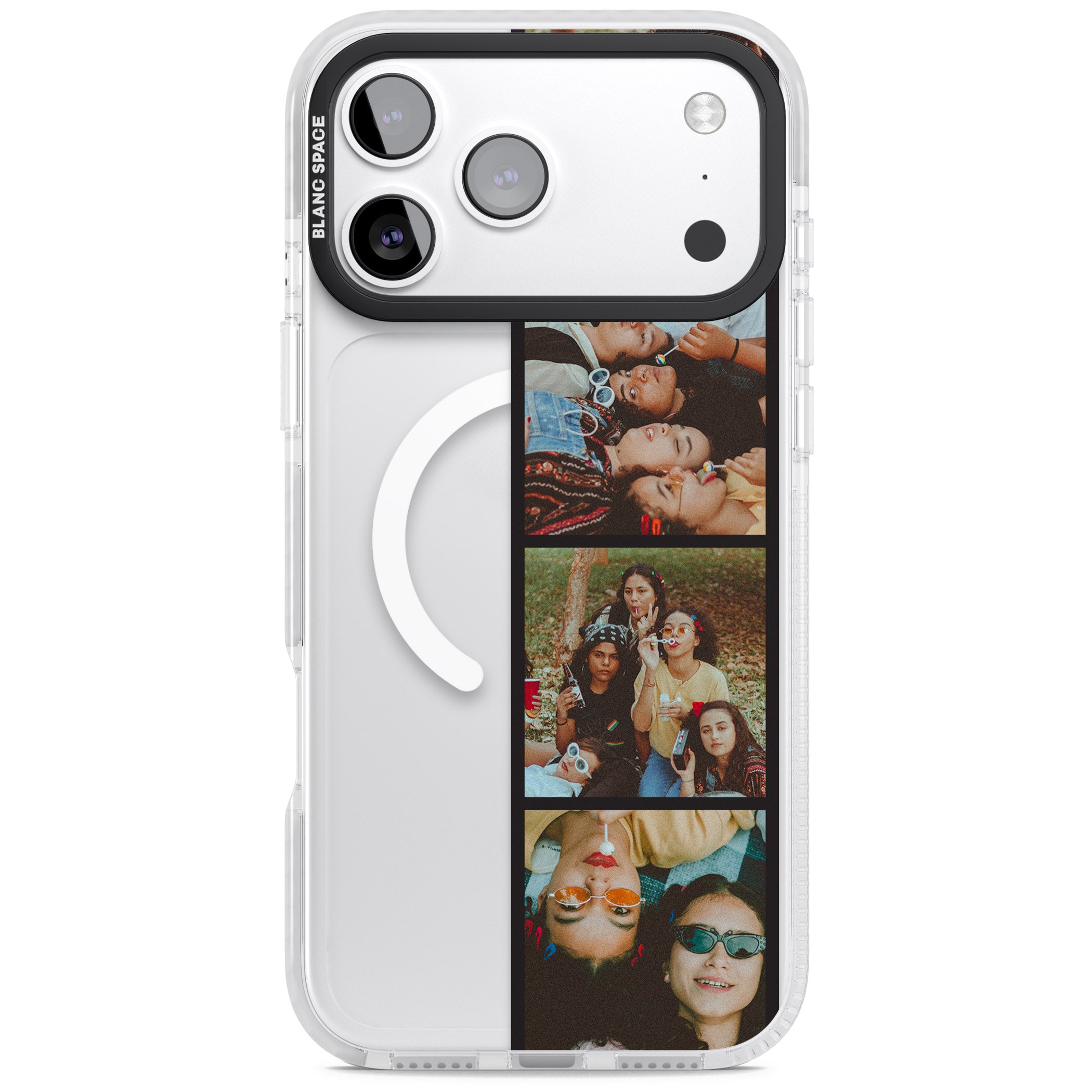 Personalised Photo Strip iPhone 17 Pro Max Impact Pro Clear Phone Case