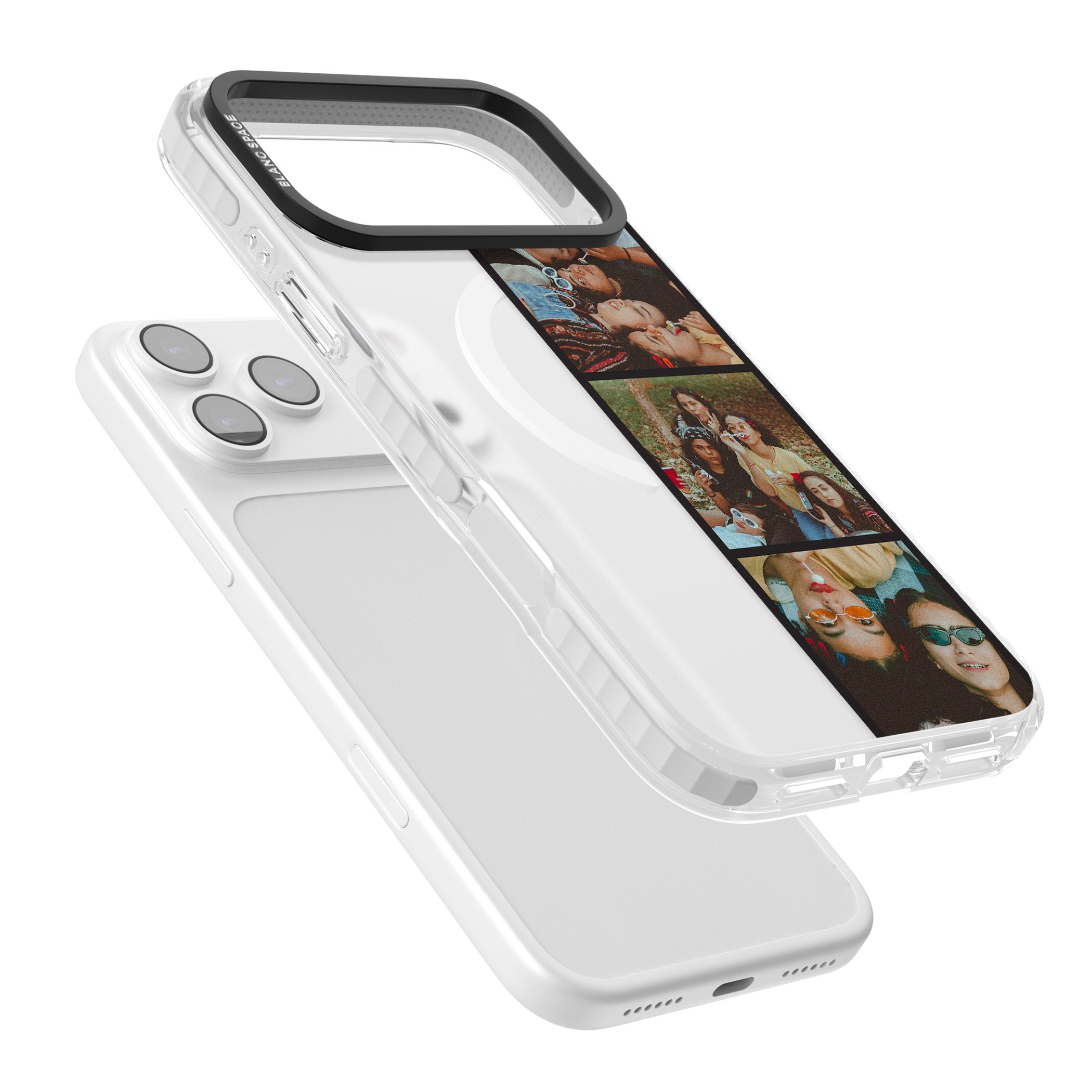 Personalised Photo Strip iPhone 17 Pro Max Impact Pro Clear Phone Case Colours