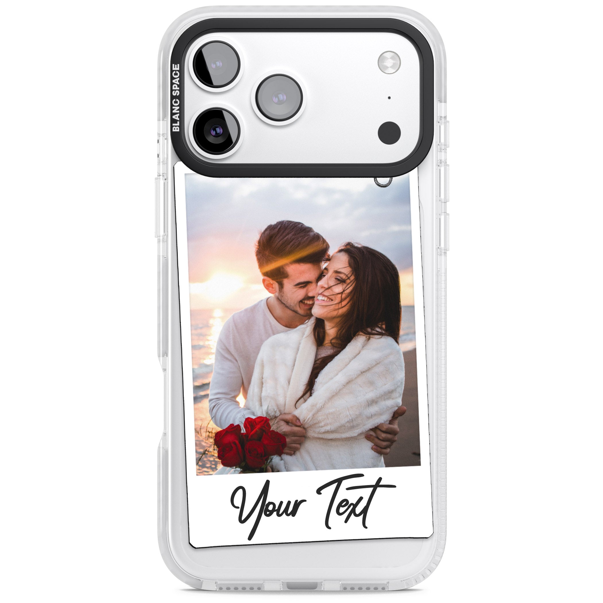 Personalised Instant Camera Photo iPhone 17 Pro Max Impact Pro Clear Phone Case