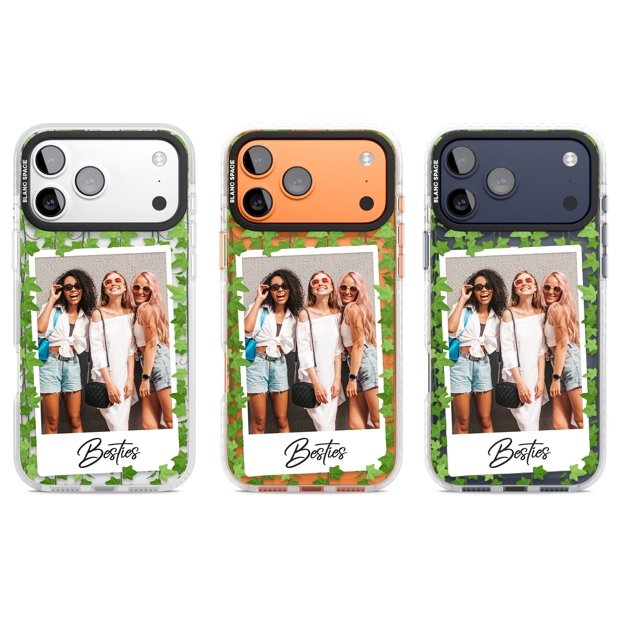 Personalised Ivy Vine Instant Photo iPhone 17 Pro Impact Pro Clear Phone Case APT Impact Protection