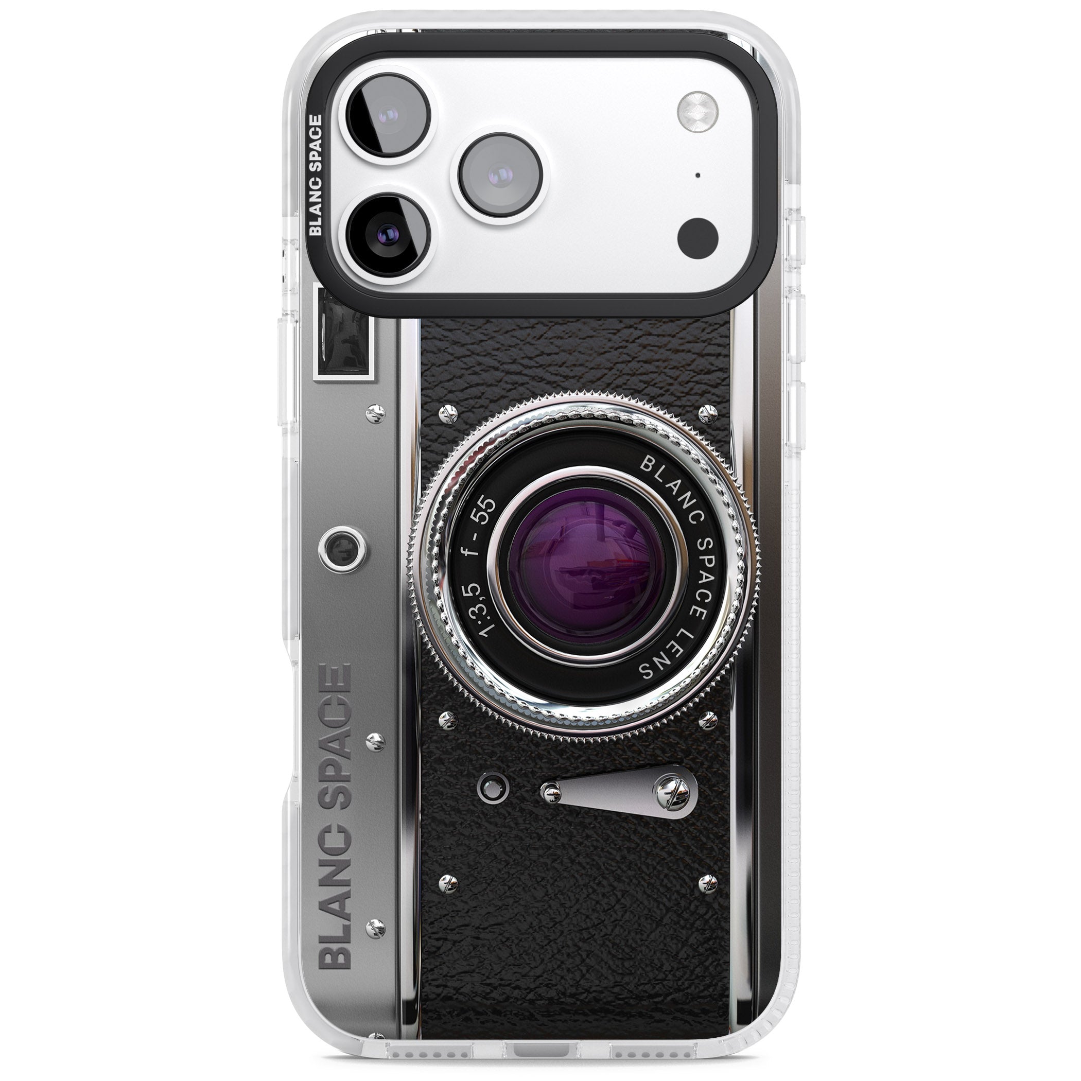 Vintage Retro Classic Camera iPhone 17 Pro Impact Pro Clear Phone Case
