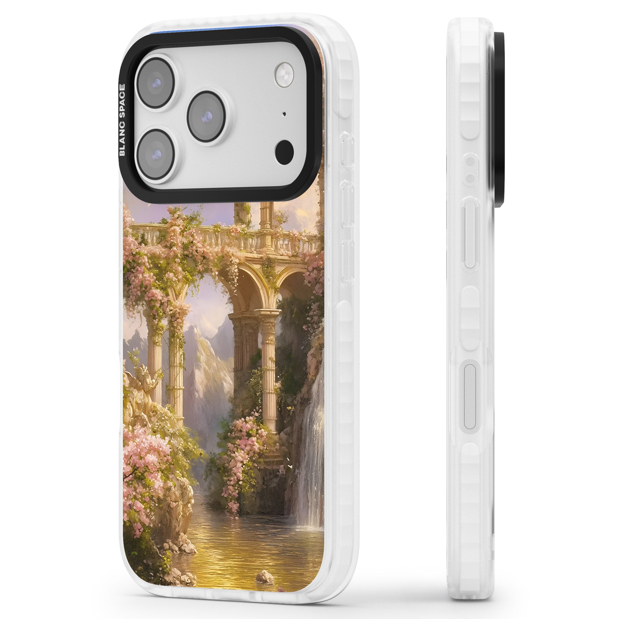 Castle River iPhone 17 Pro Max Impact Pro Clear Phone Case Side Profile