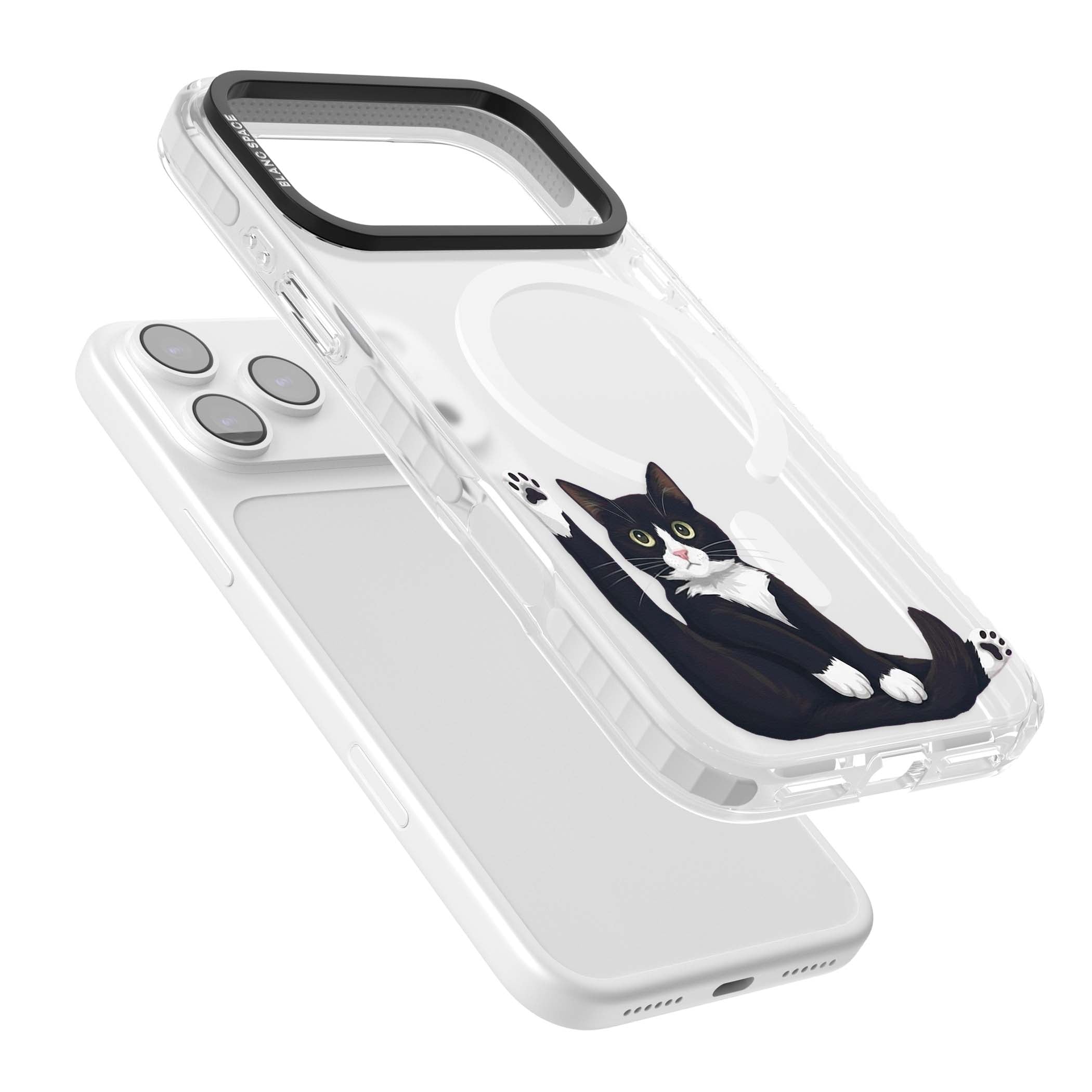 Mid-Groom Cat animals iPhone case | Impact Magsafe case for iPhone 17 Pro, iPhone 17 Pro Max