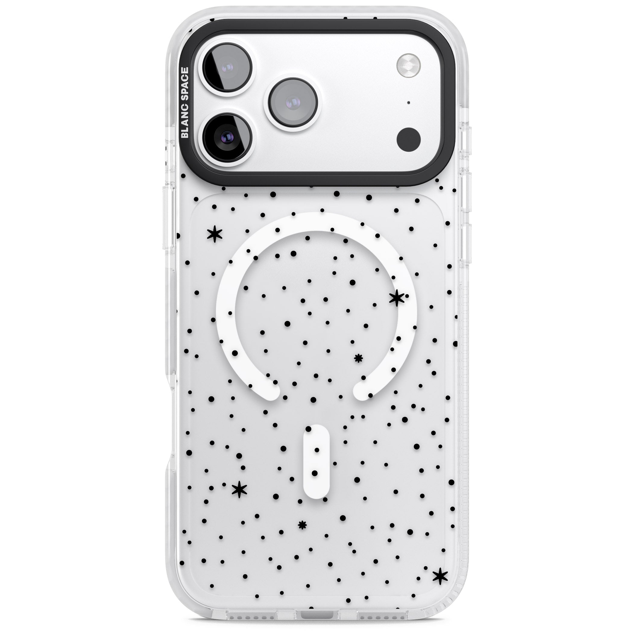 Celestial Starry Sky (Black) iPhone 17 Pro Max Impact Pro Clear Phone Case