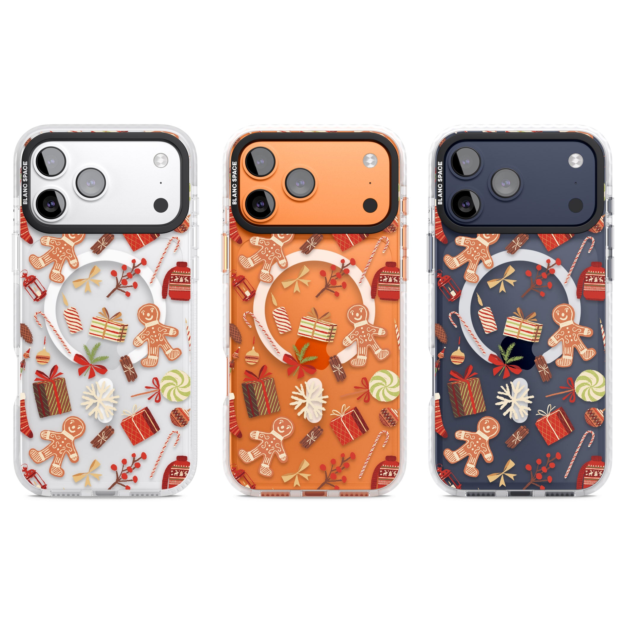 Christmas Assortments iPhone 17 Pro Impact Pro Clear Phone Case APT Impact Protection