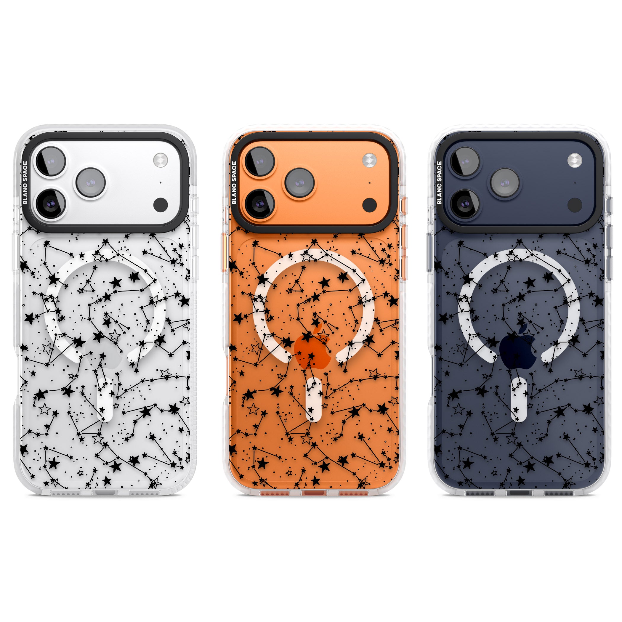Midnight Constellations iPhone 17 Pro Impact Pro Clear Phone Case APT Impact Protection