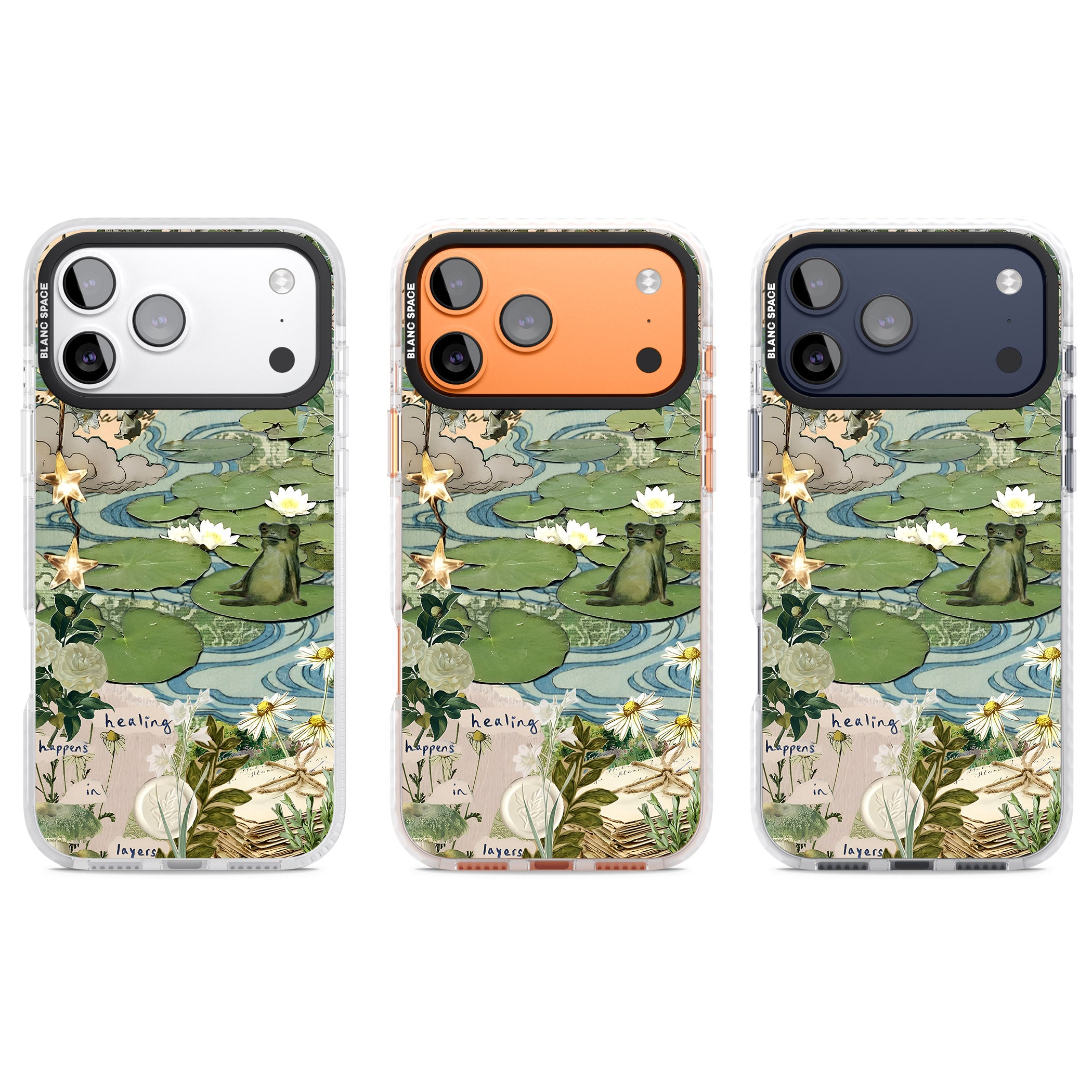 Lily Pad River iPhone 17 Pro Impact Pro Clear Phone Case APT Impact Protection