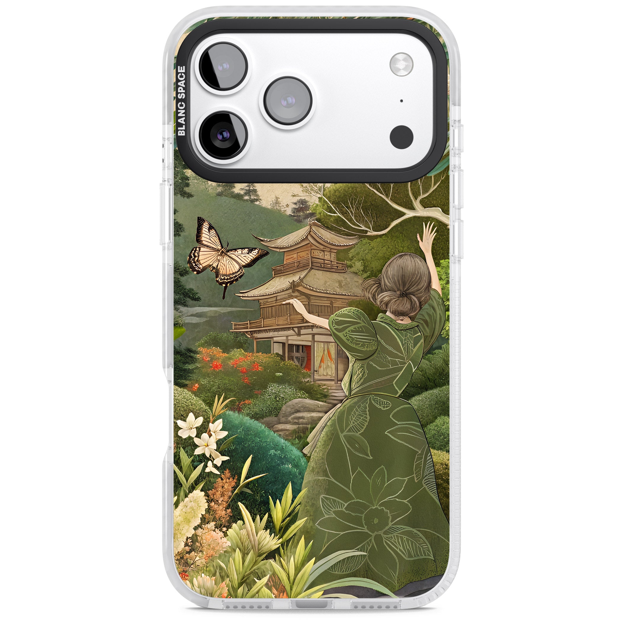 Japanese Nature iPhone 17 Pro Max Impact Pro Clear Phone Case