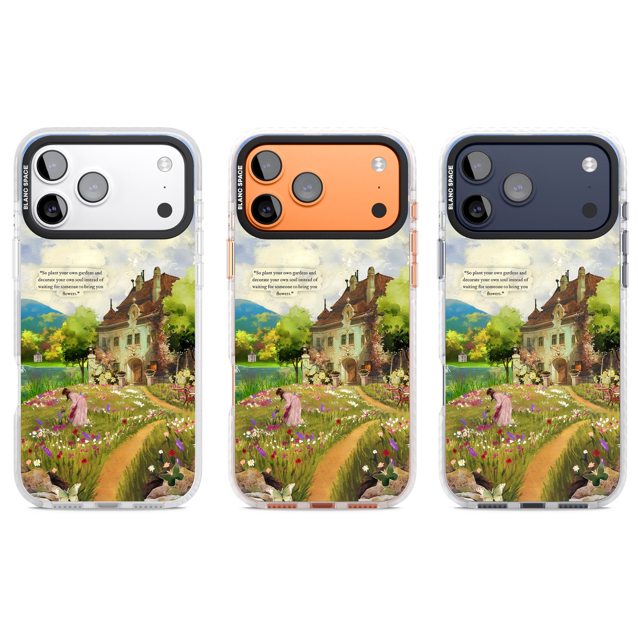 Spring Cottage iPhone 17 Pro Impact Pro Clear Phone Case APT Impact Protection