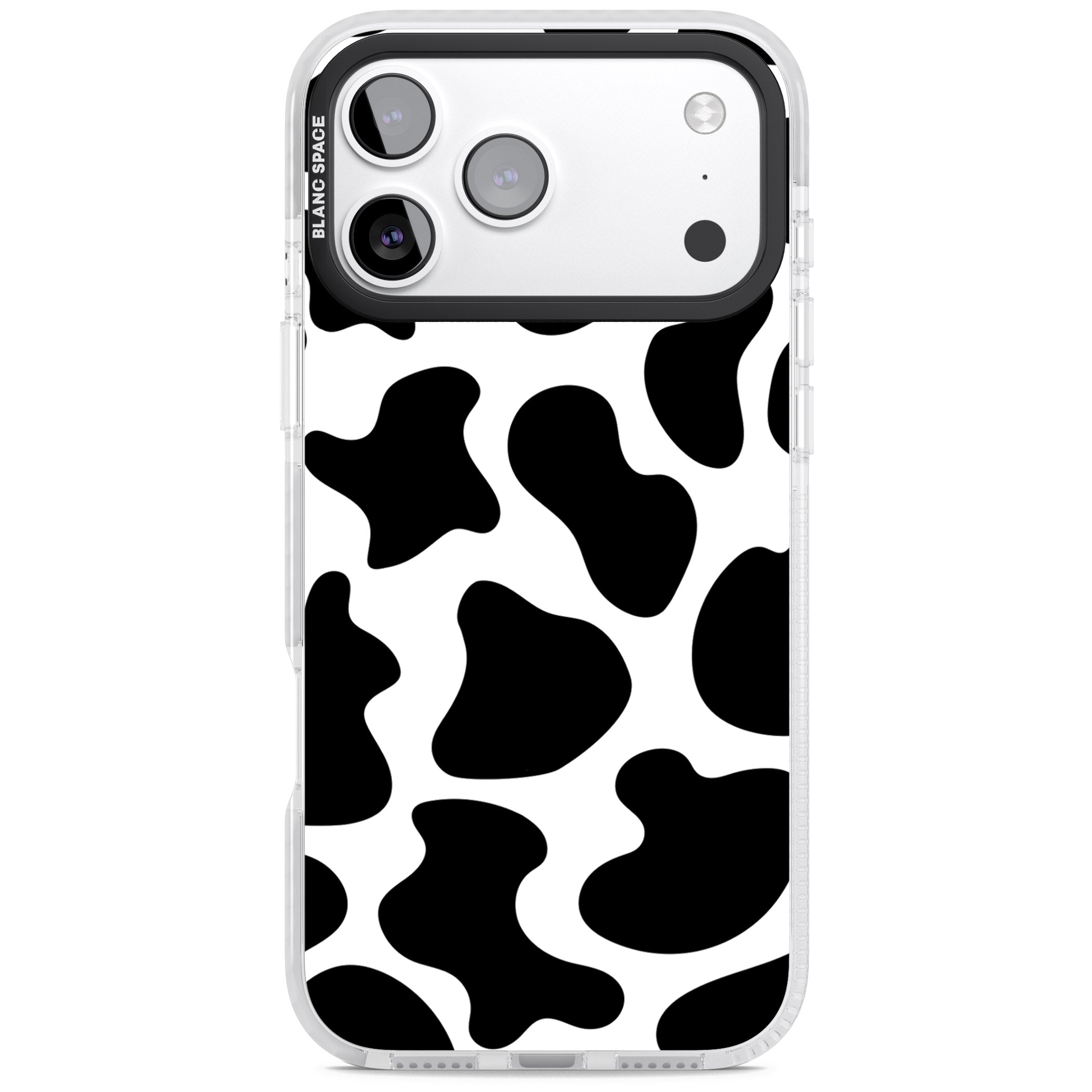 Cow Print iPhone 17 Pro Max Impact Pro Clear Phone Case