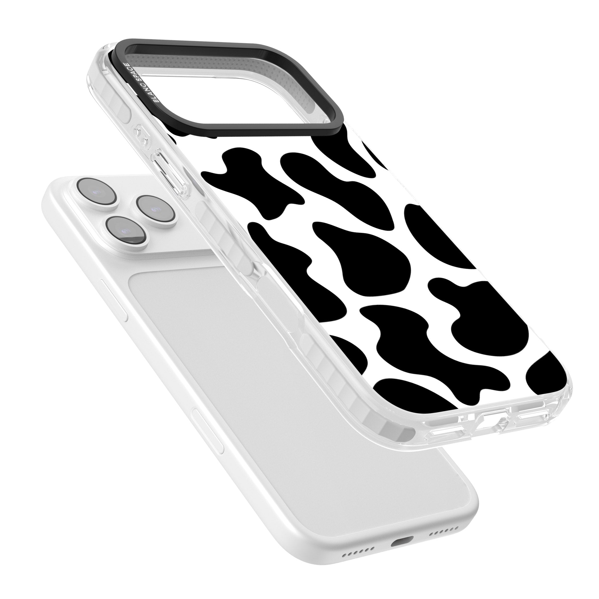 Cow Print iPhone 17 Pro Max Impact Pro Clear Phone Case Colours