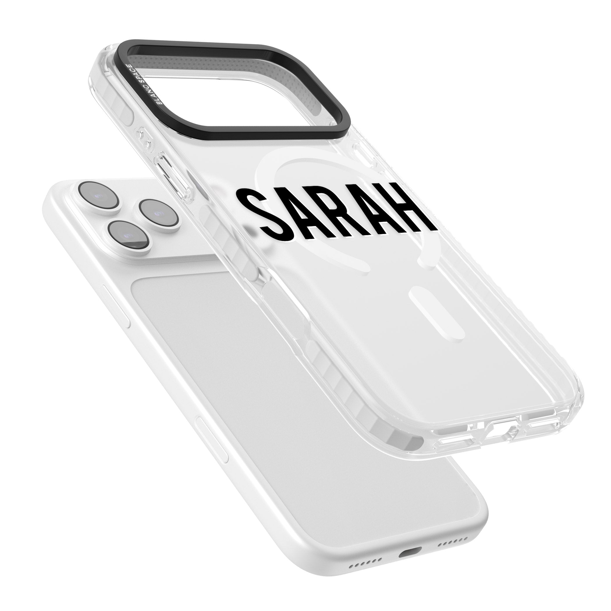 Personalised Clear Name iPhone 17 Pro Max Impact Pro Clear Phone Case Colours