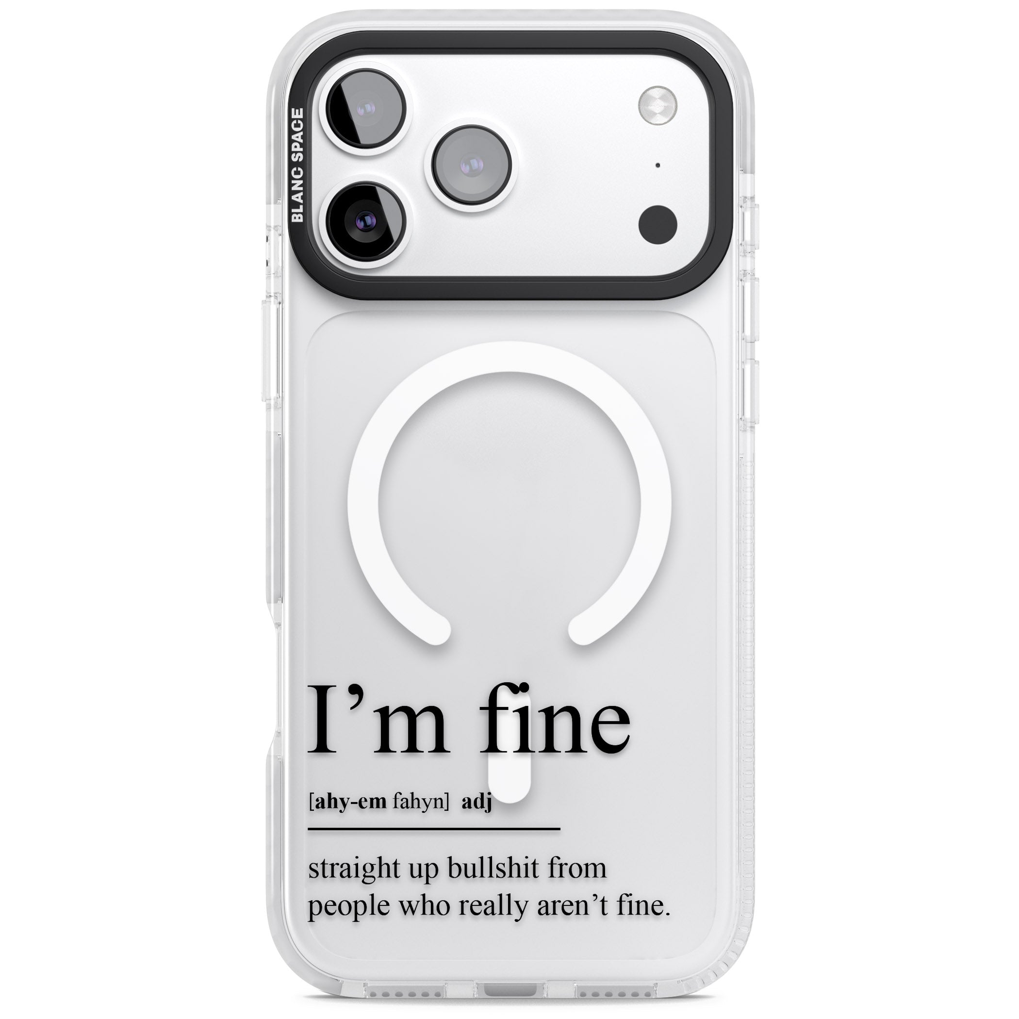 Im Fine iPhone 17 Pro Max Impact Pro Clear Phone Case