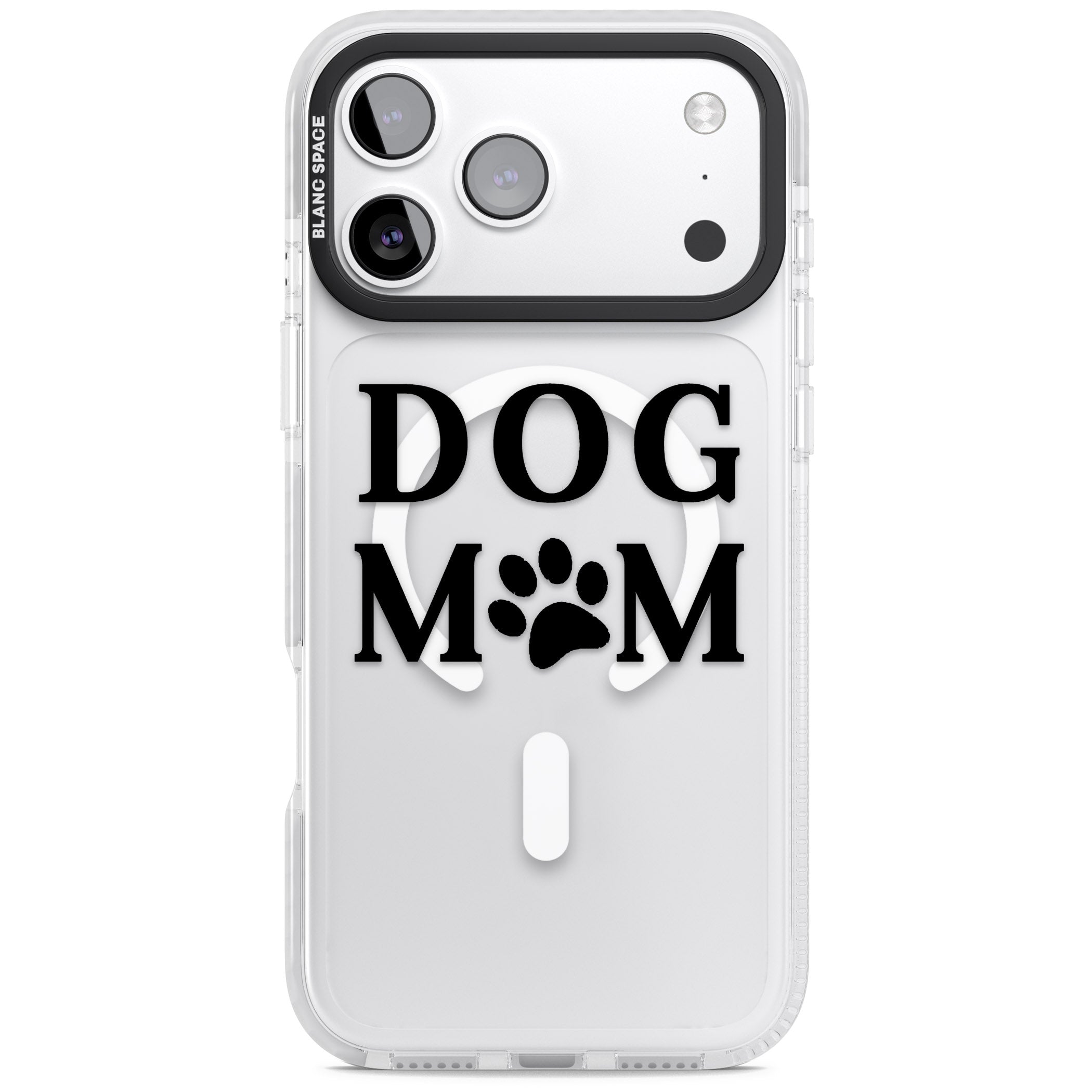 Dog Mom iPhone 17 Pro Impact Pro Clear Phone Case