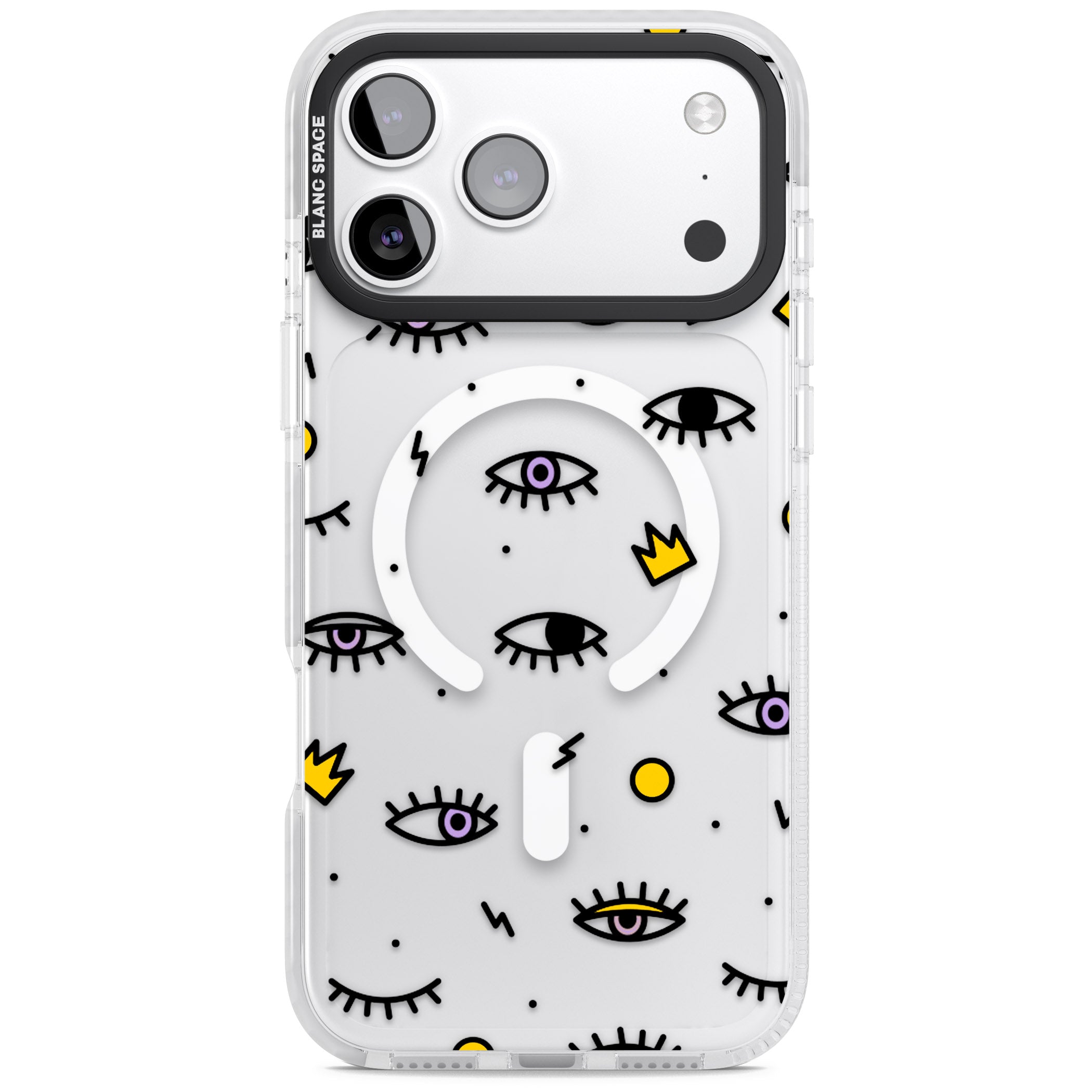 Eyes & Lips Icons iPhone 17 Pro Impact Pro Clear Phone Case