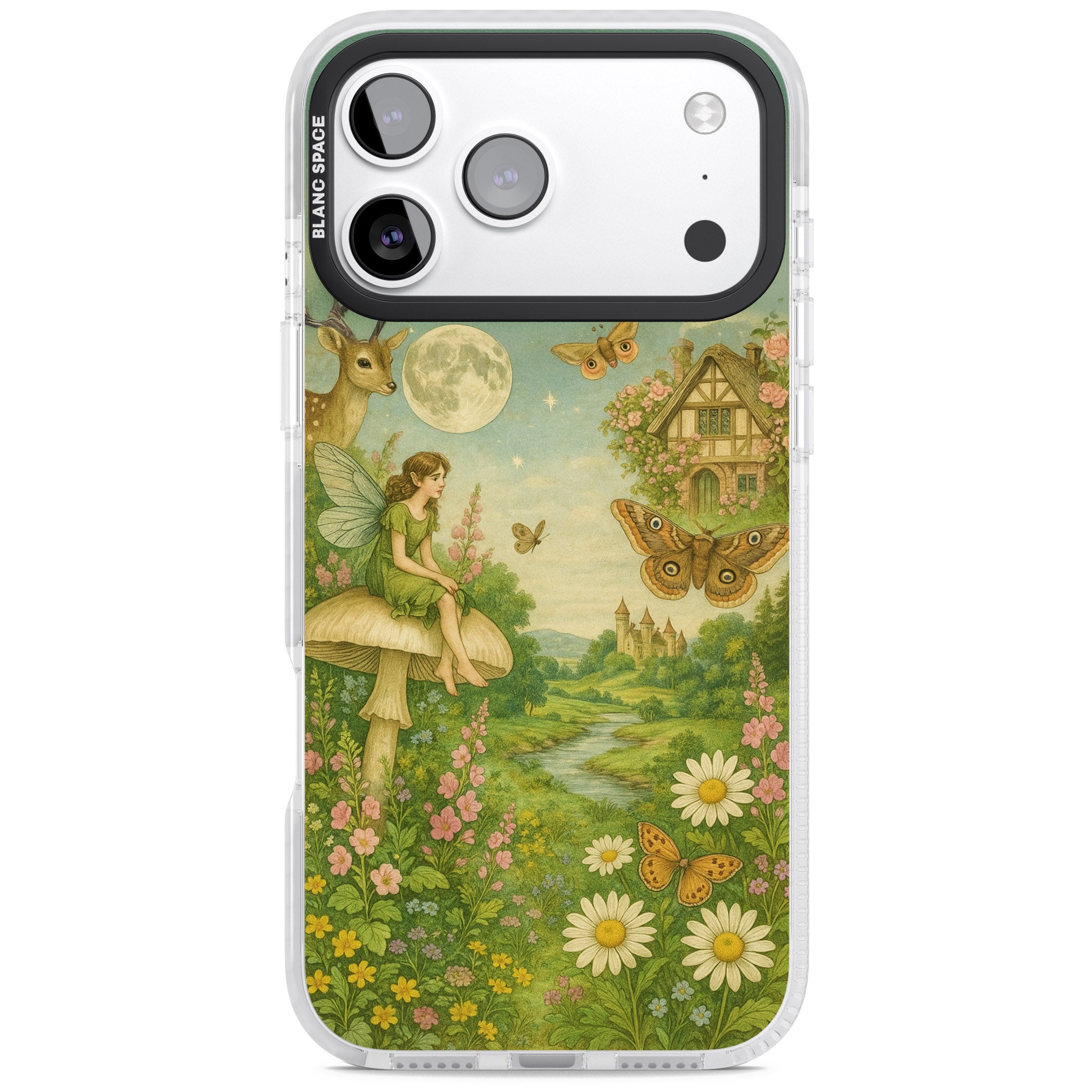 Cottage Fairy iPhone 17 Pro Max Impact Pro Clear Phone Case
