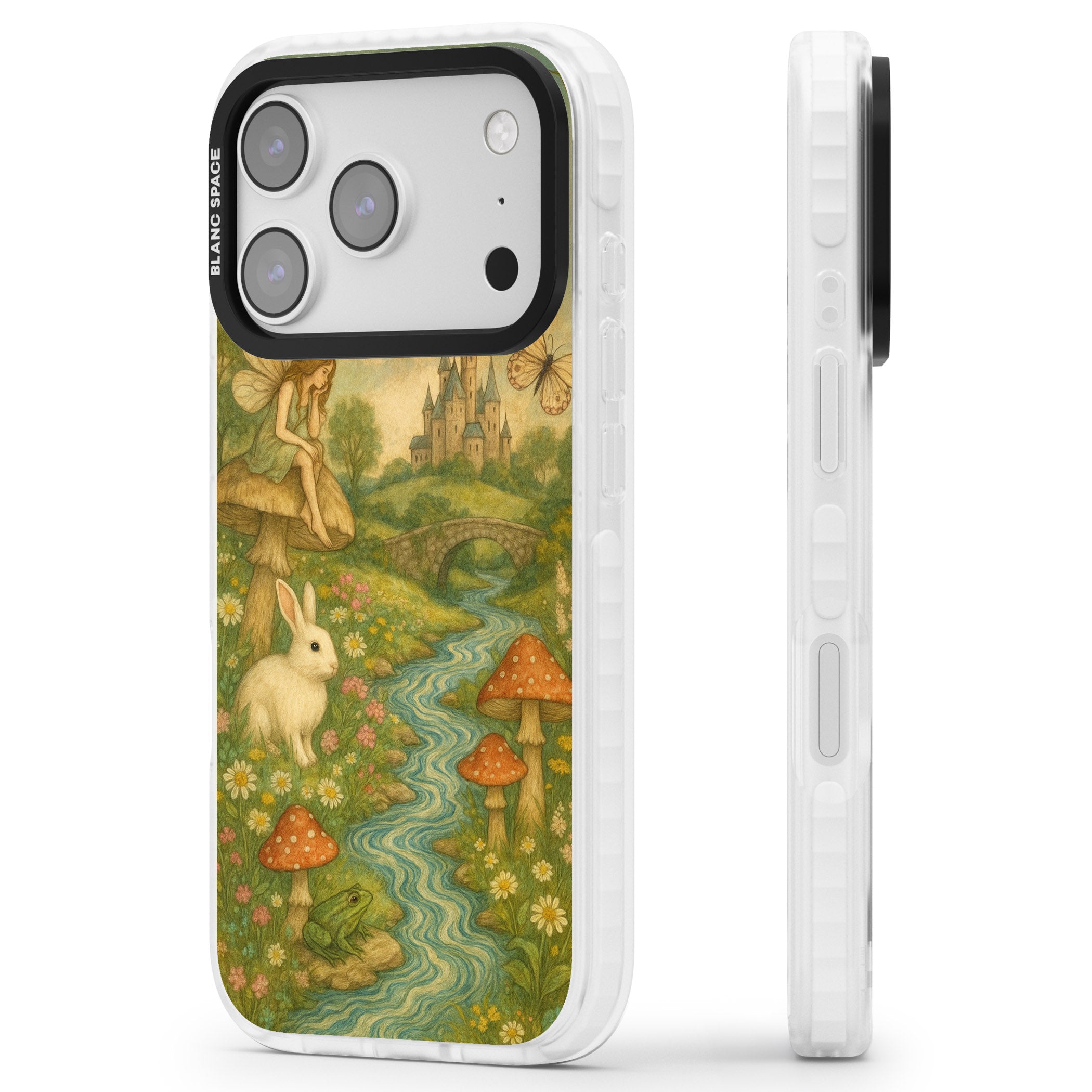 Castle Fairy iPhone 17 Pro Max Impact Pro Clear Phone Case Side Profile