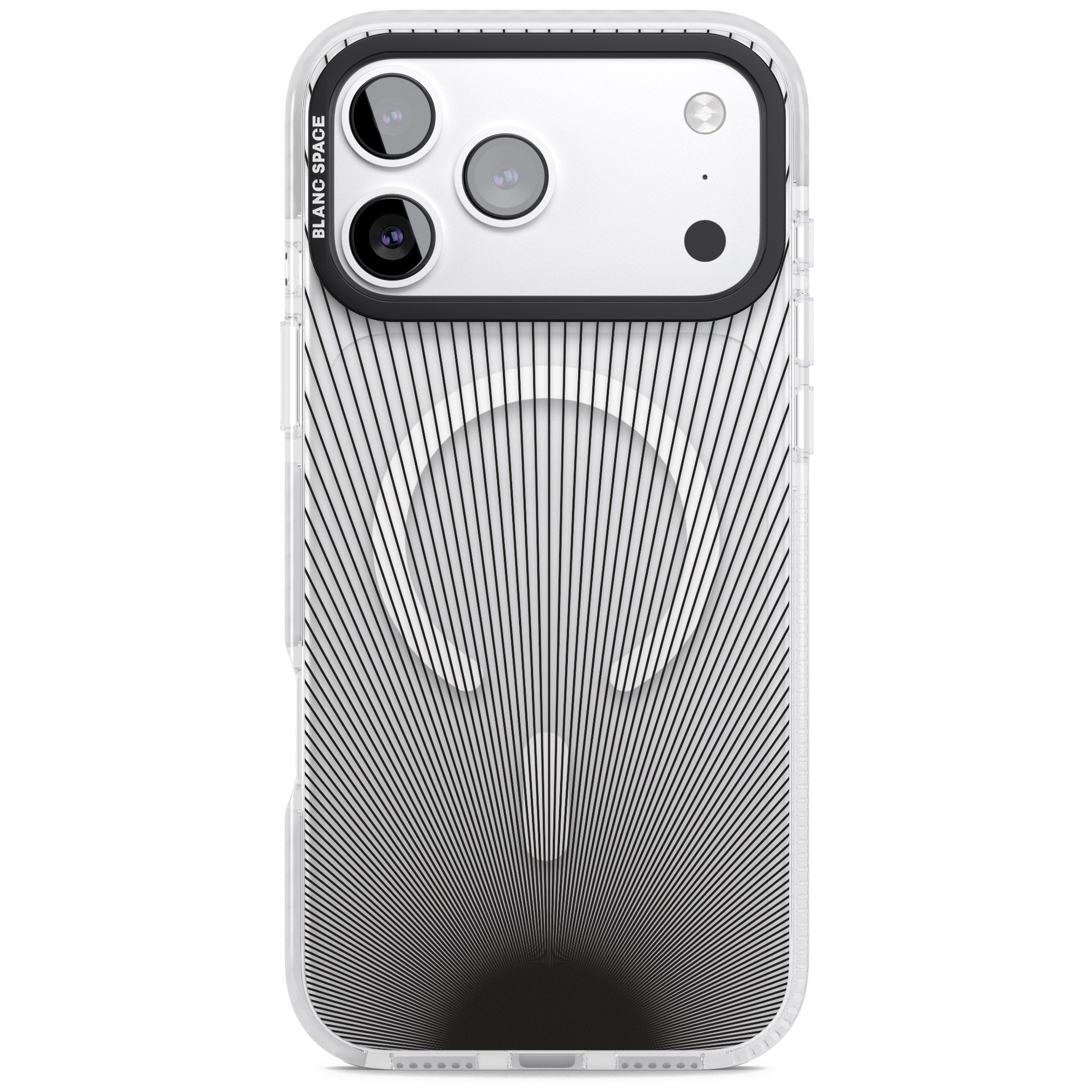 Linear Sunburst iPhone 17 Pro Impact Pro Clear Phone Case