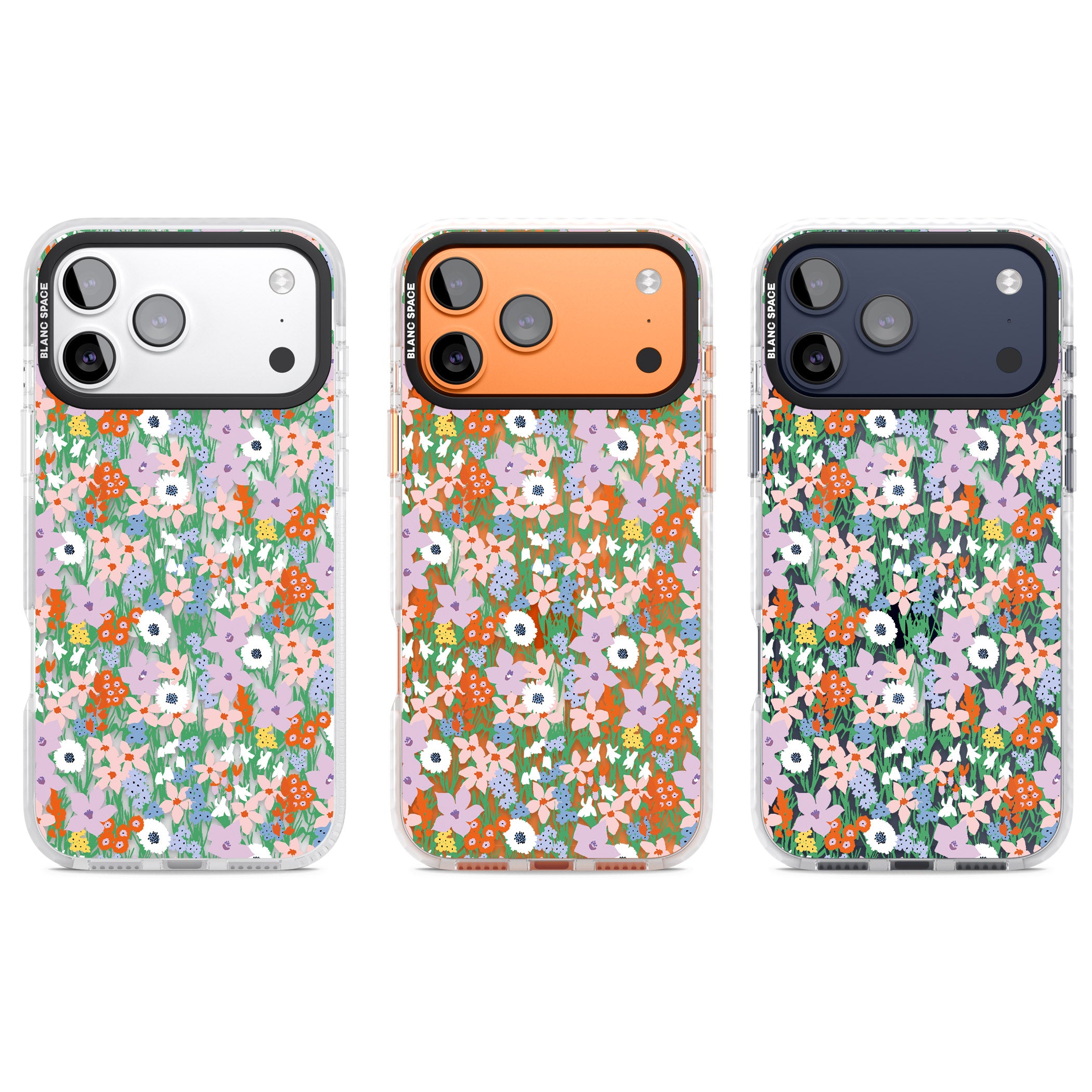 Floral Bloom Jazzy iPhone 17 Pro Impact Pro Clear Phone Case APT Impact Protection