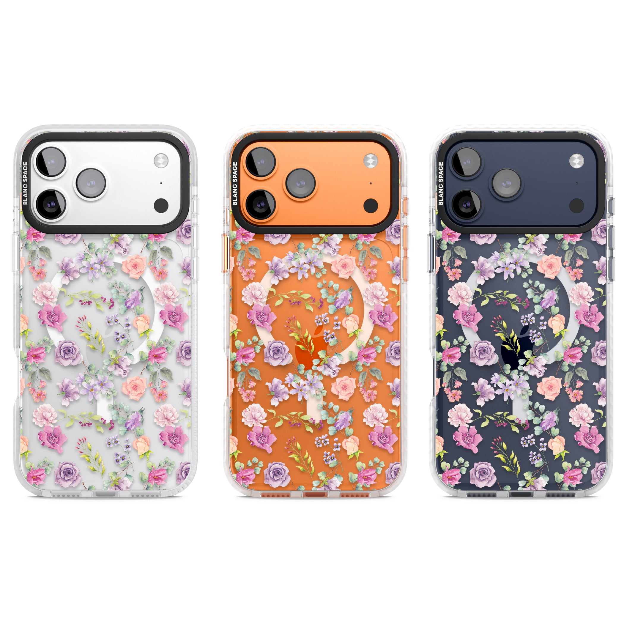Sunday Flowers iPhone 17 Pro Impact Pro Clear Phone Case APT Impact Protection